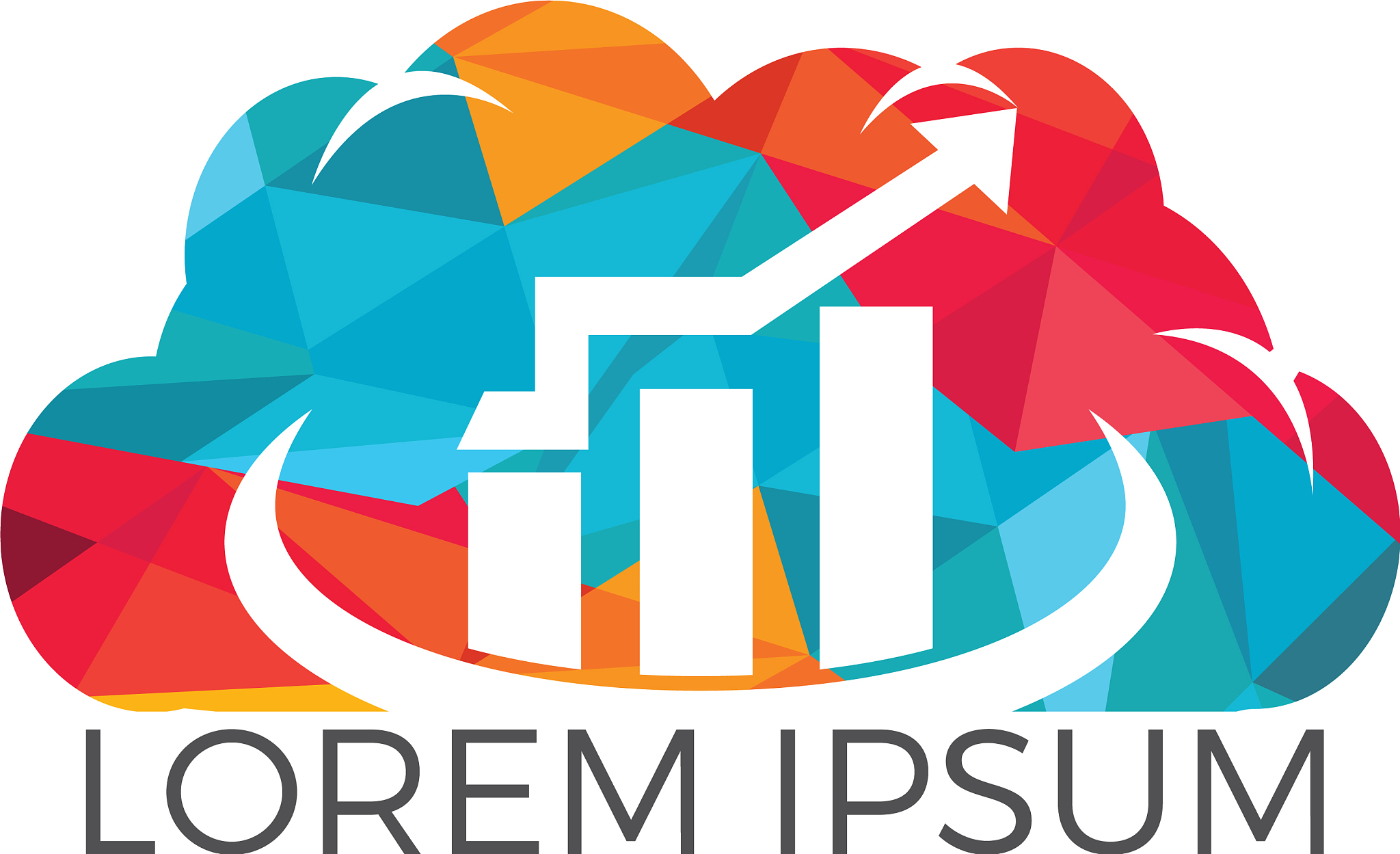 cloud business finance professional logo design
