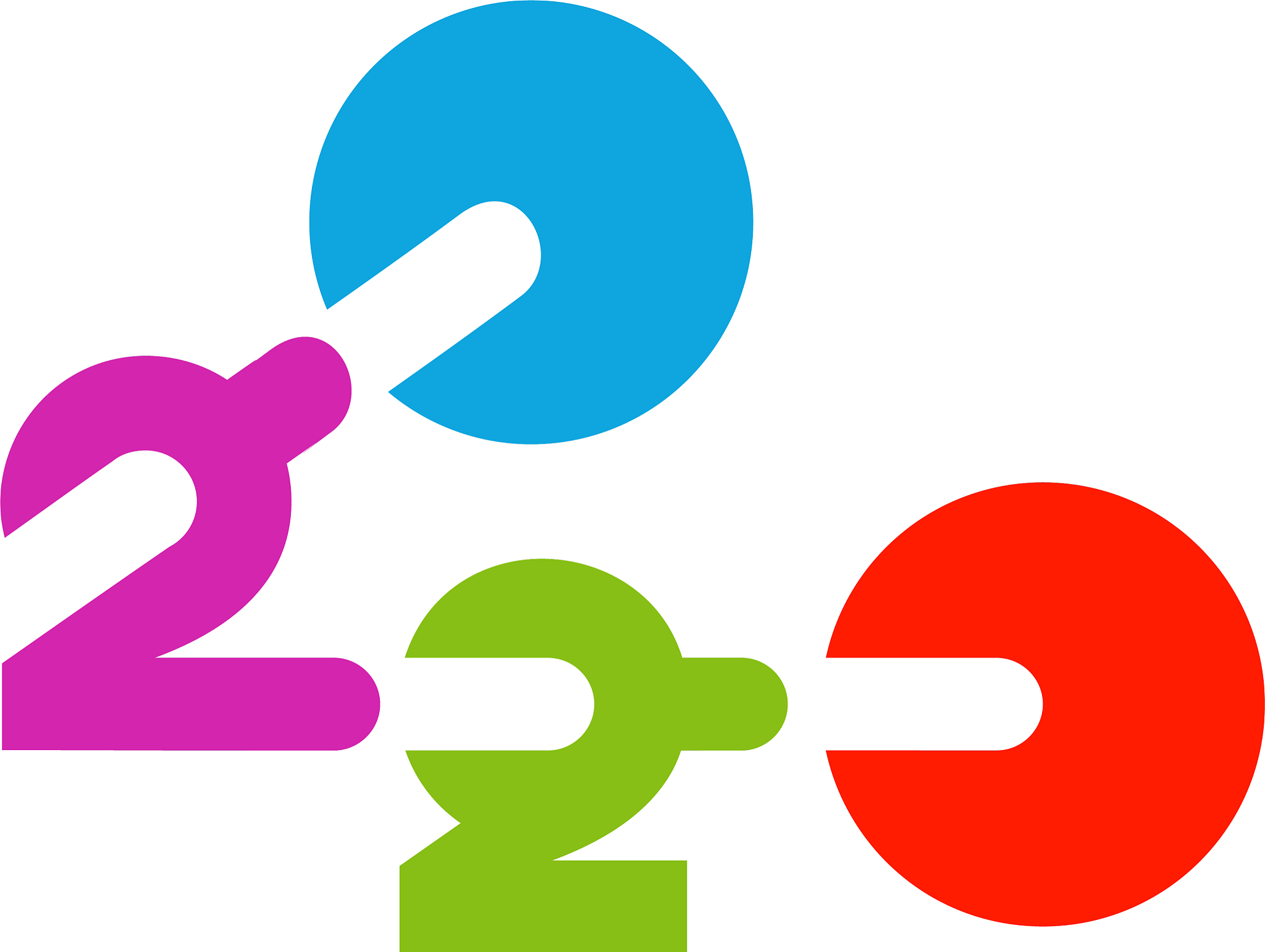 2020 logo design concept template icon symbol