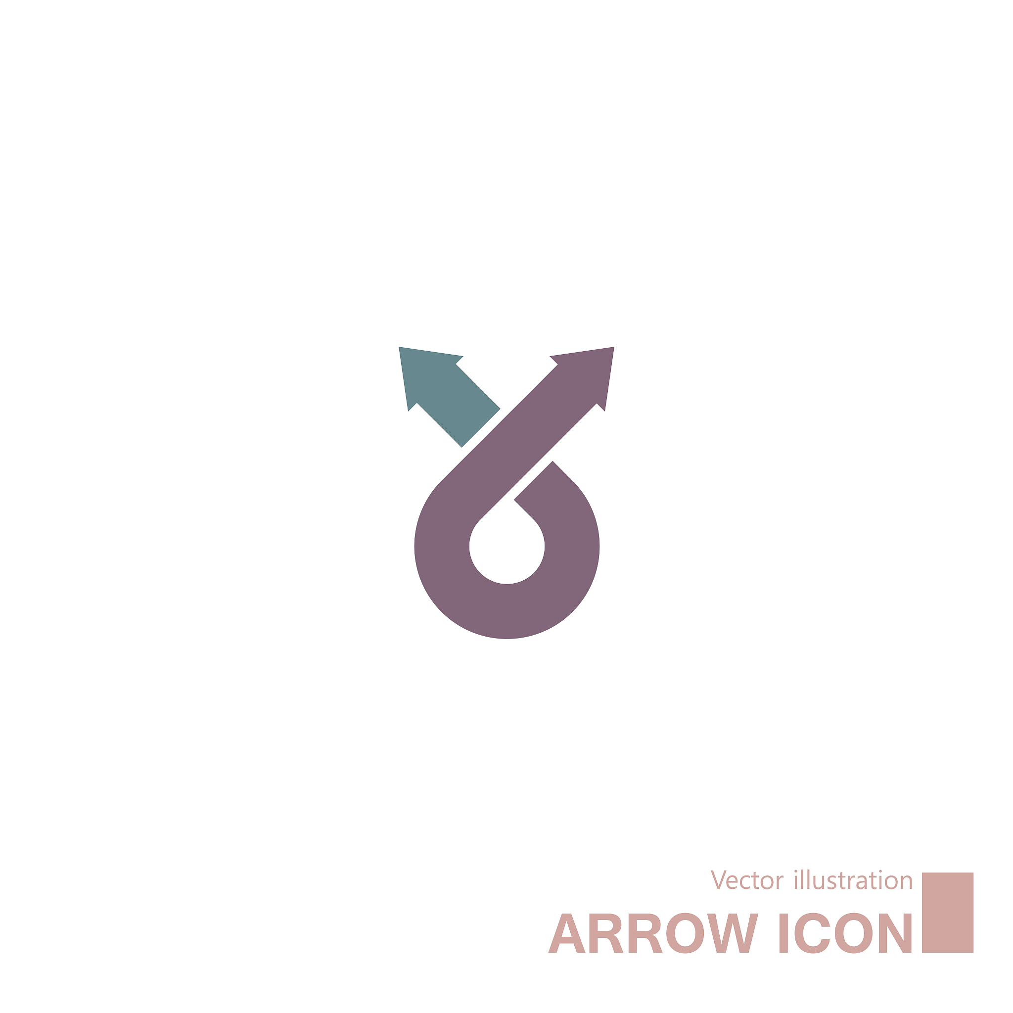 abstract arrow symbol design.
