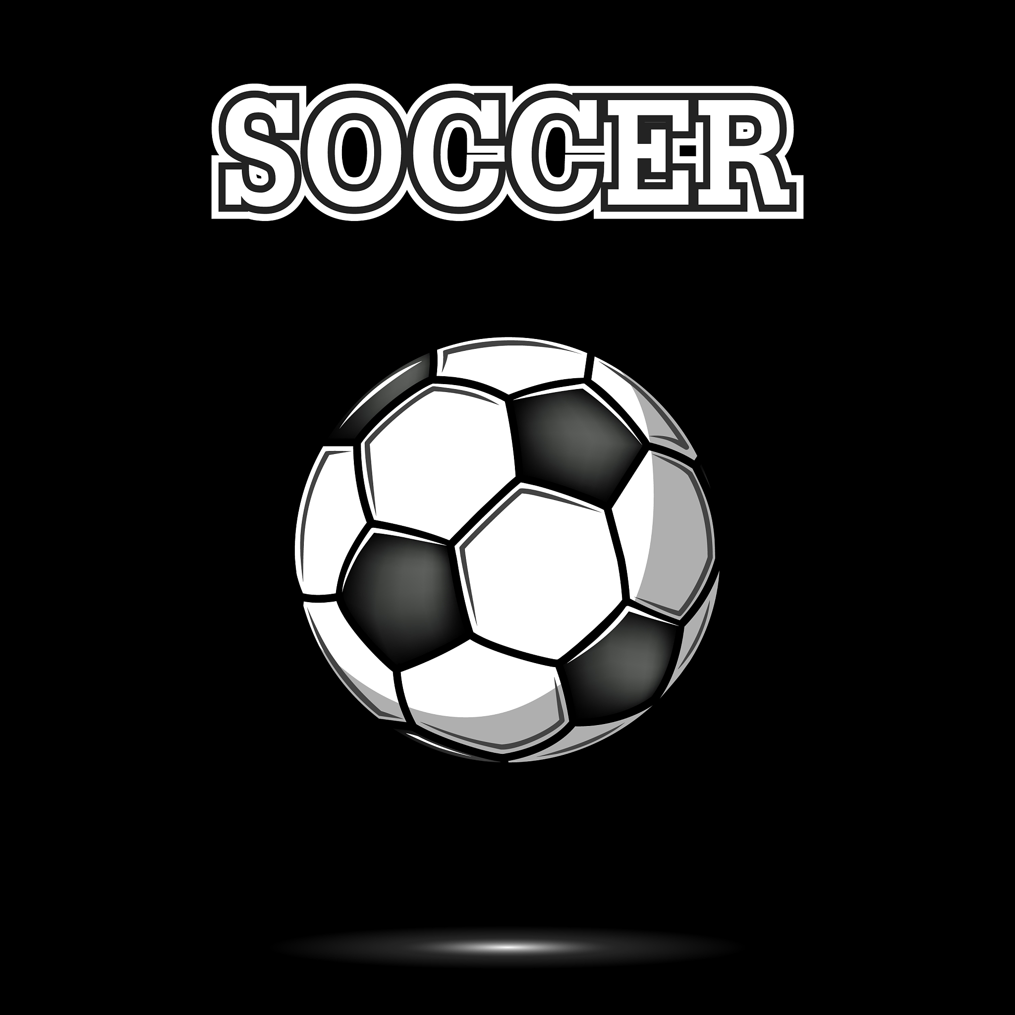 vintage soccer ball icon