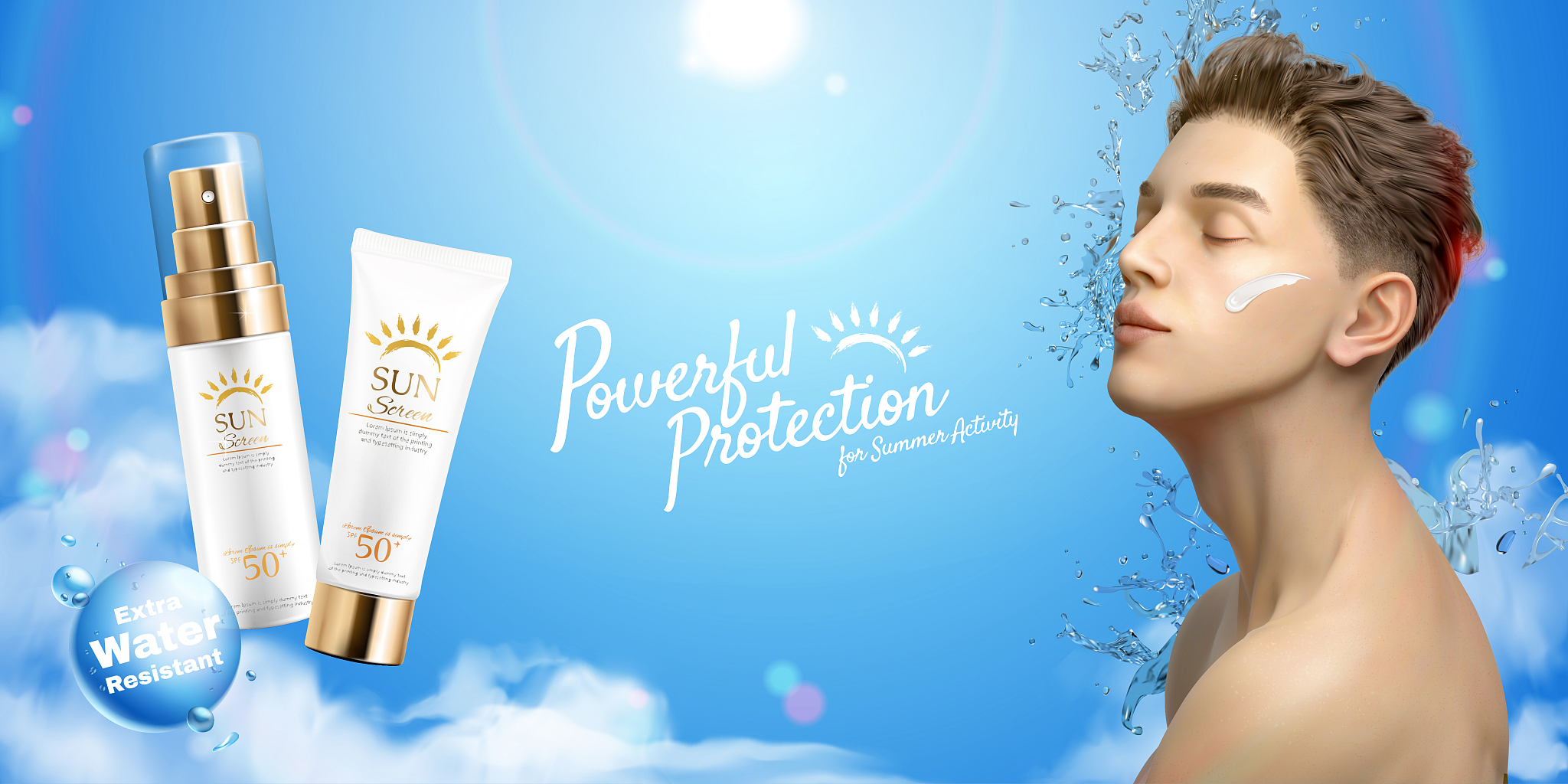 怎么拍摄有特点的洗面奶广告