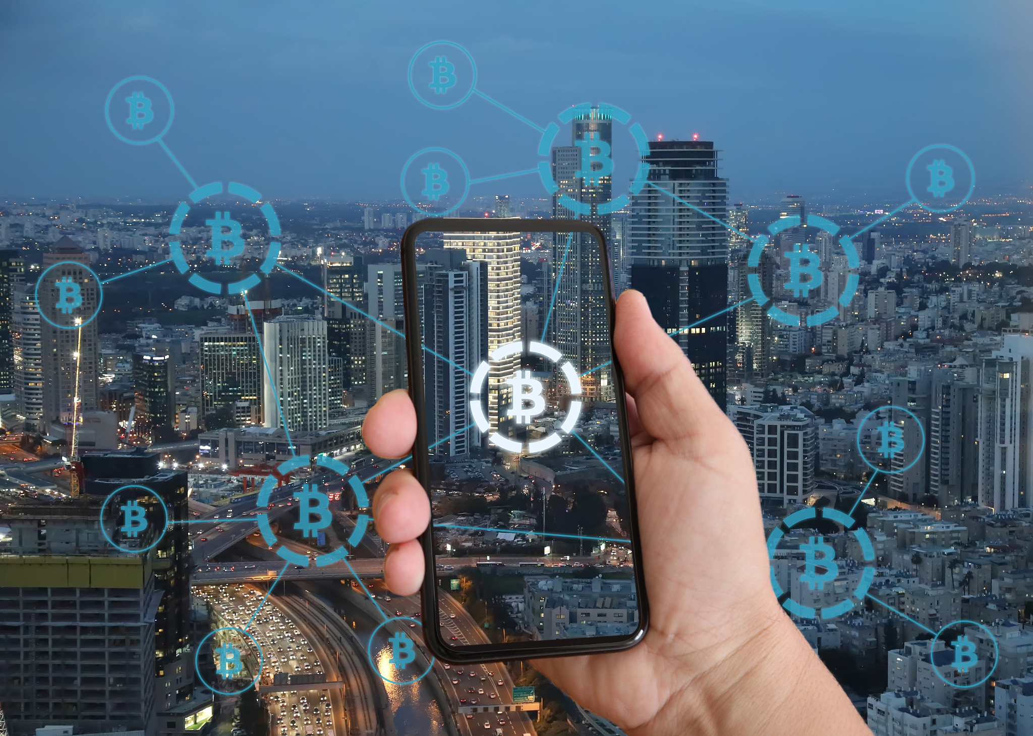 bitcoin cryptocurrency mobile phone payment system network moder