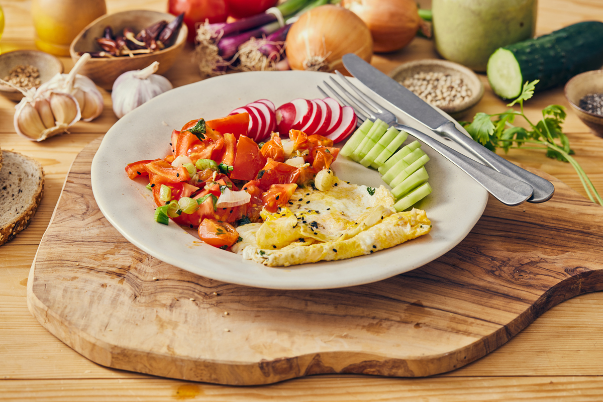 沙拉碗、比萨饼、香蕉 - 解释与营养信息