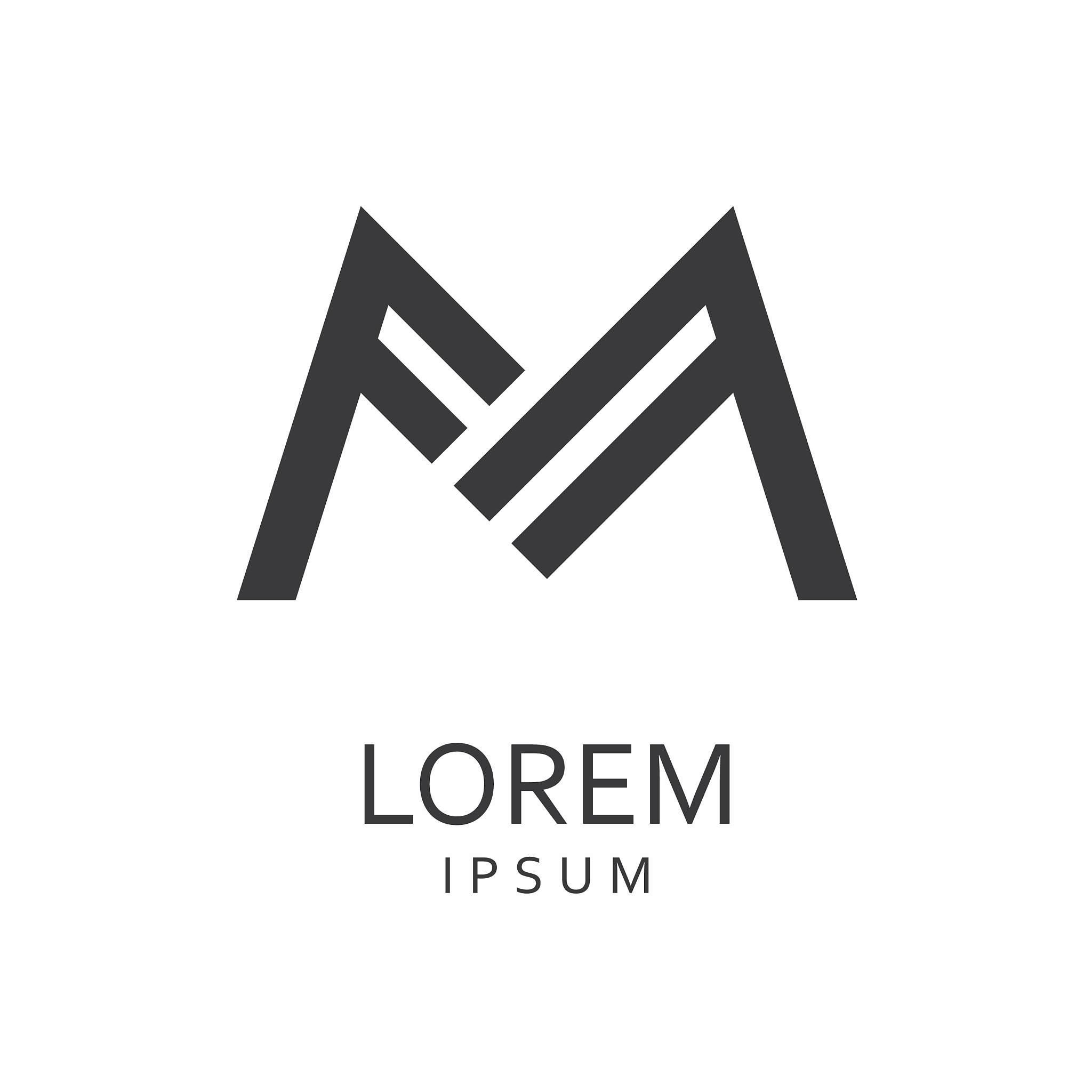 m letter logo icon