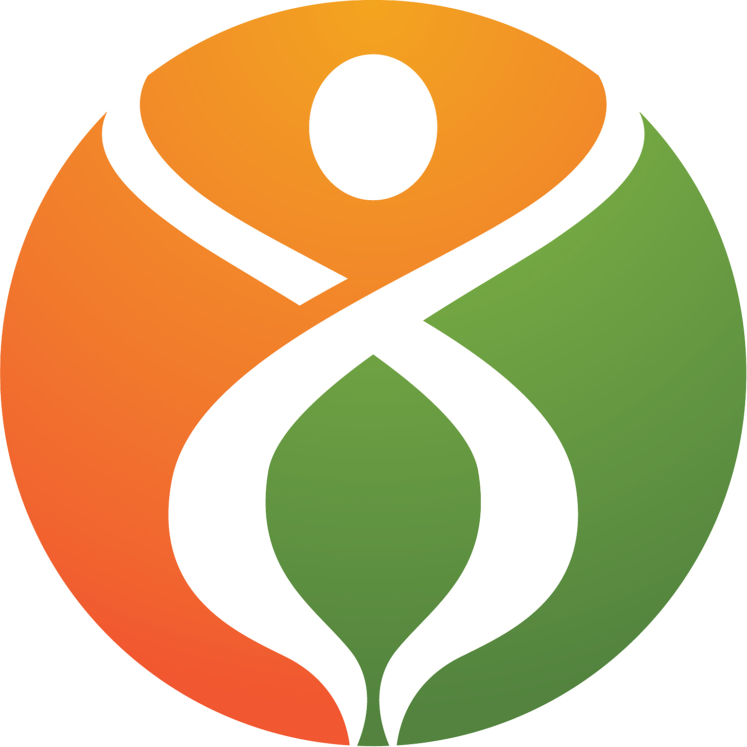 human character logo sign health care logo sign