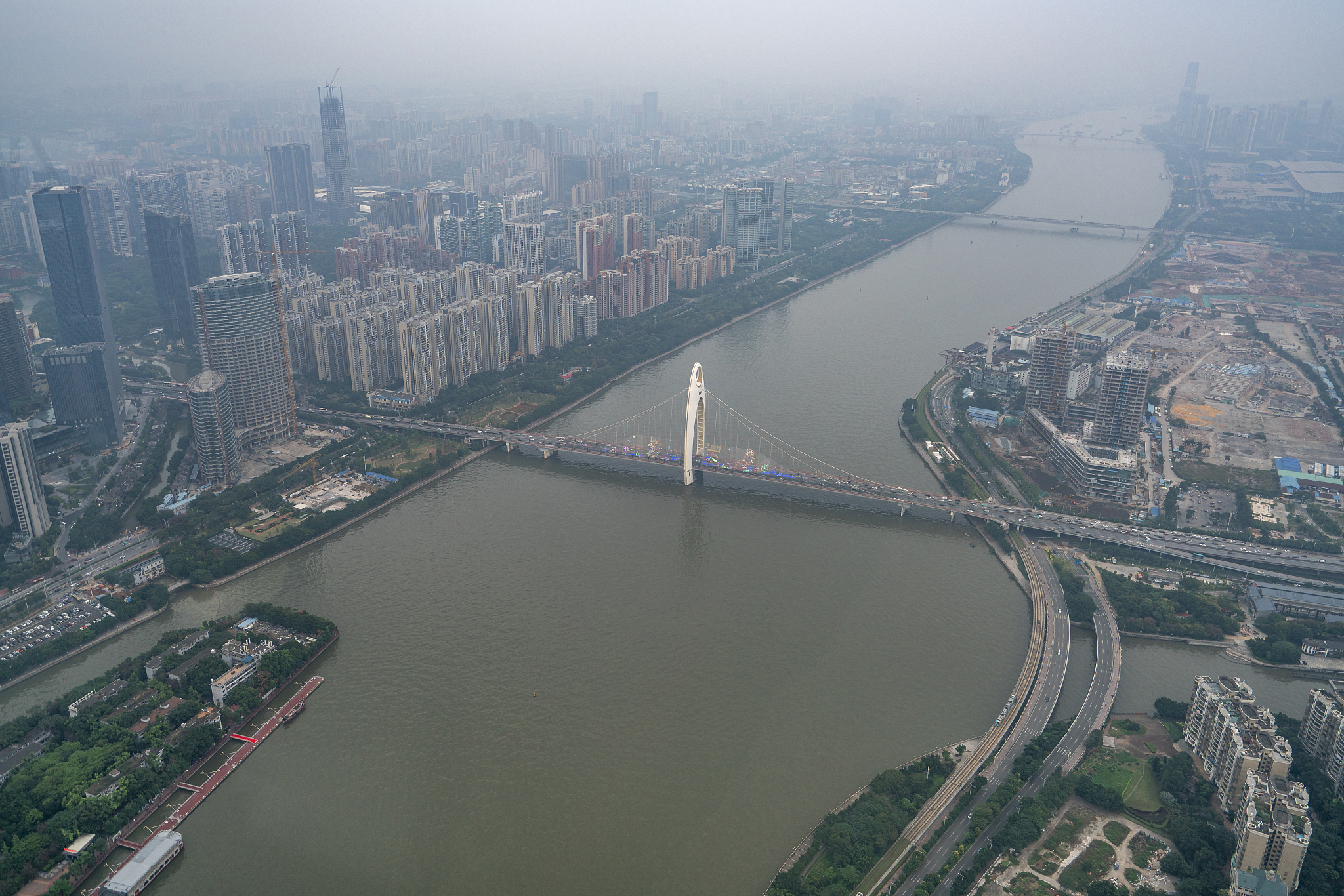 广州珠江城市风光