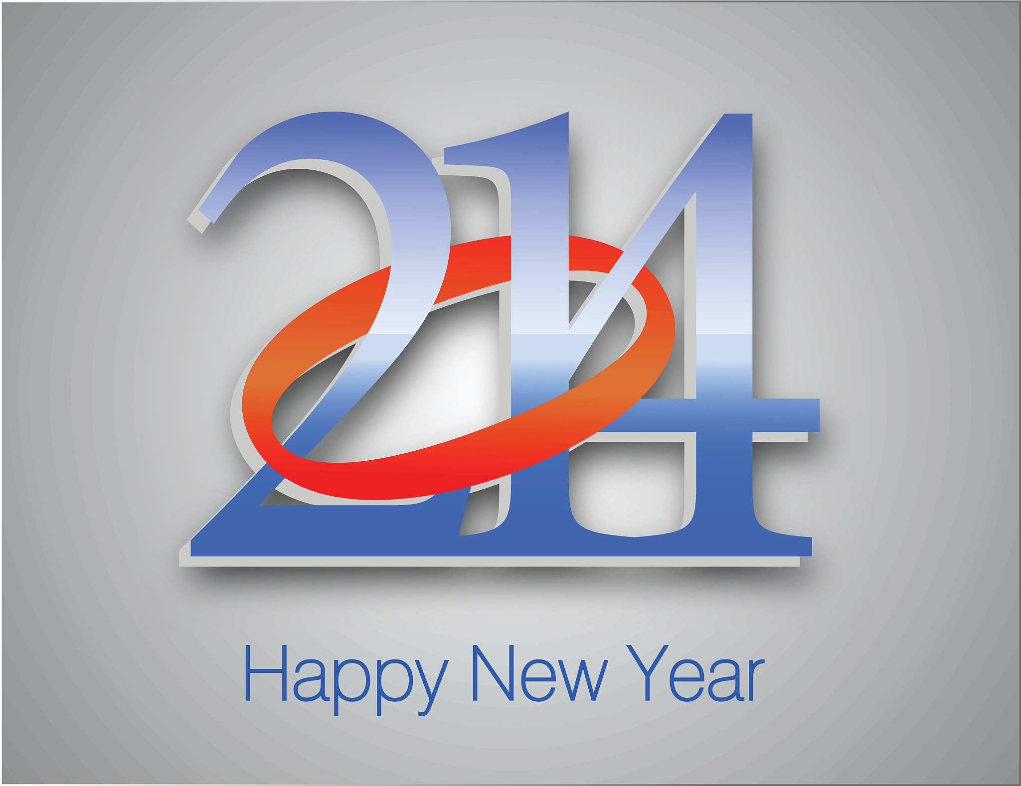 happy new year 2014! year of horse. vector illustration