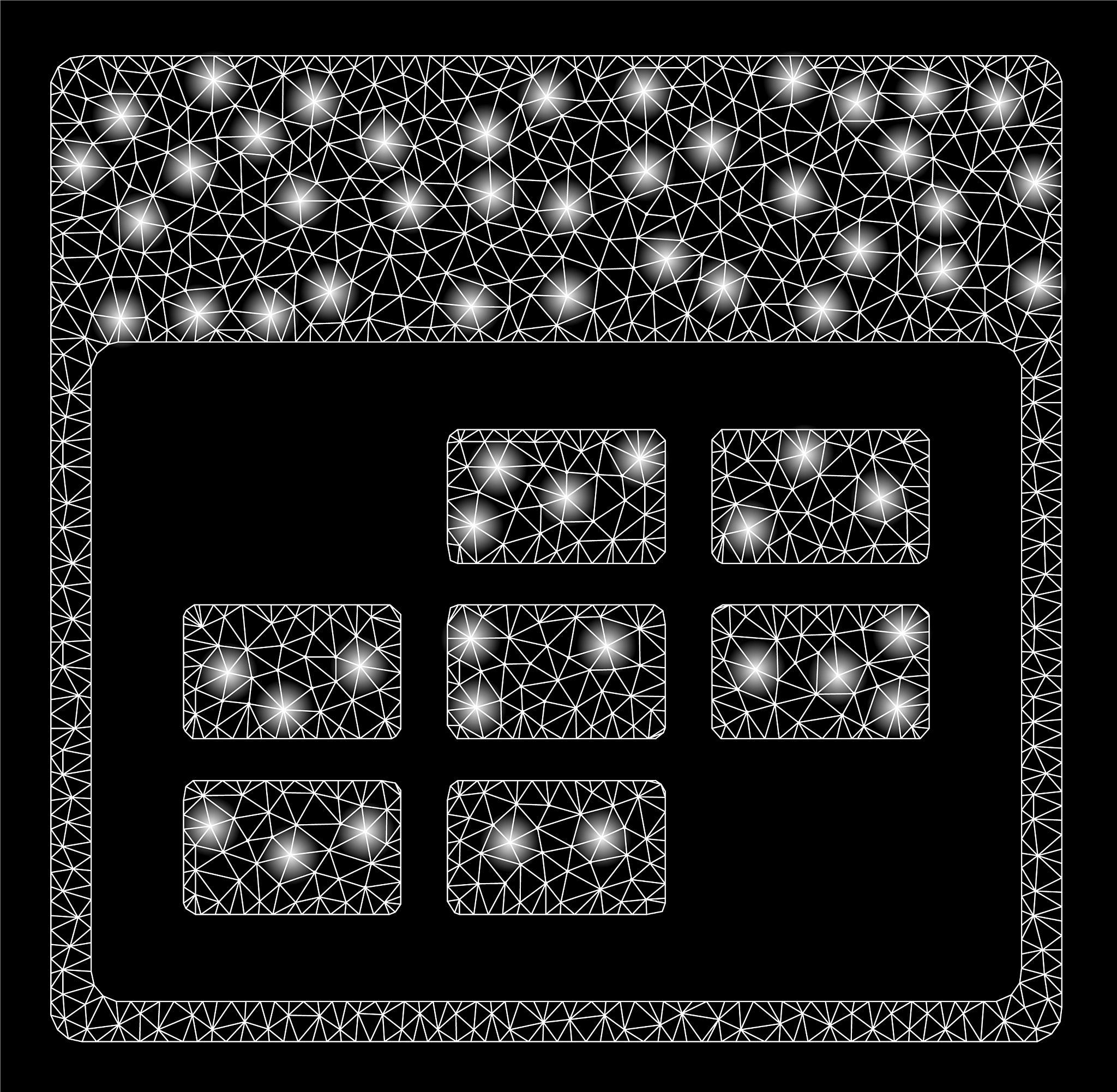 JS Canvas 矩形凸起、凹陷和雕刻效果实现