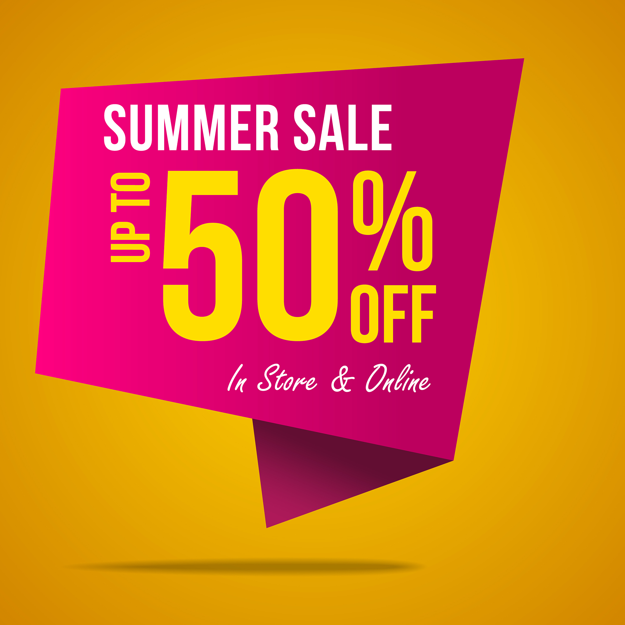 summer sale 50 offer label sticker sale discount
