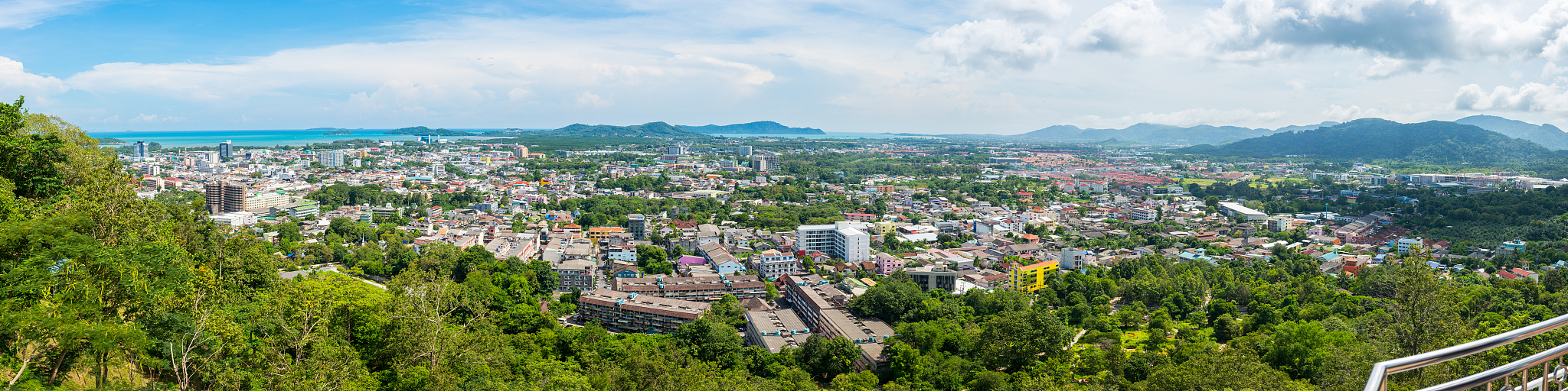 panoramic view of phuket, thailand