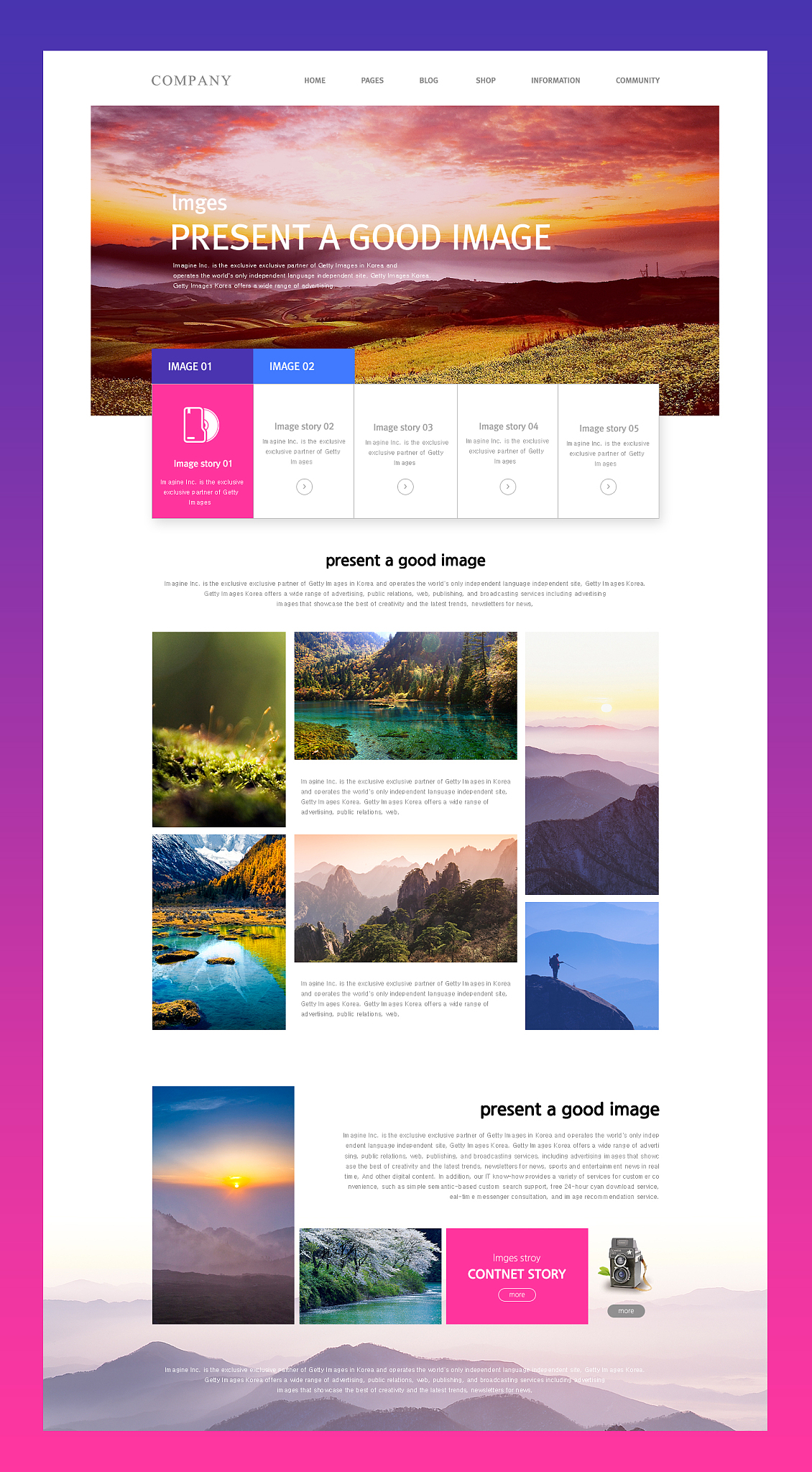web template