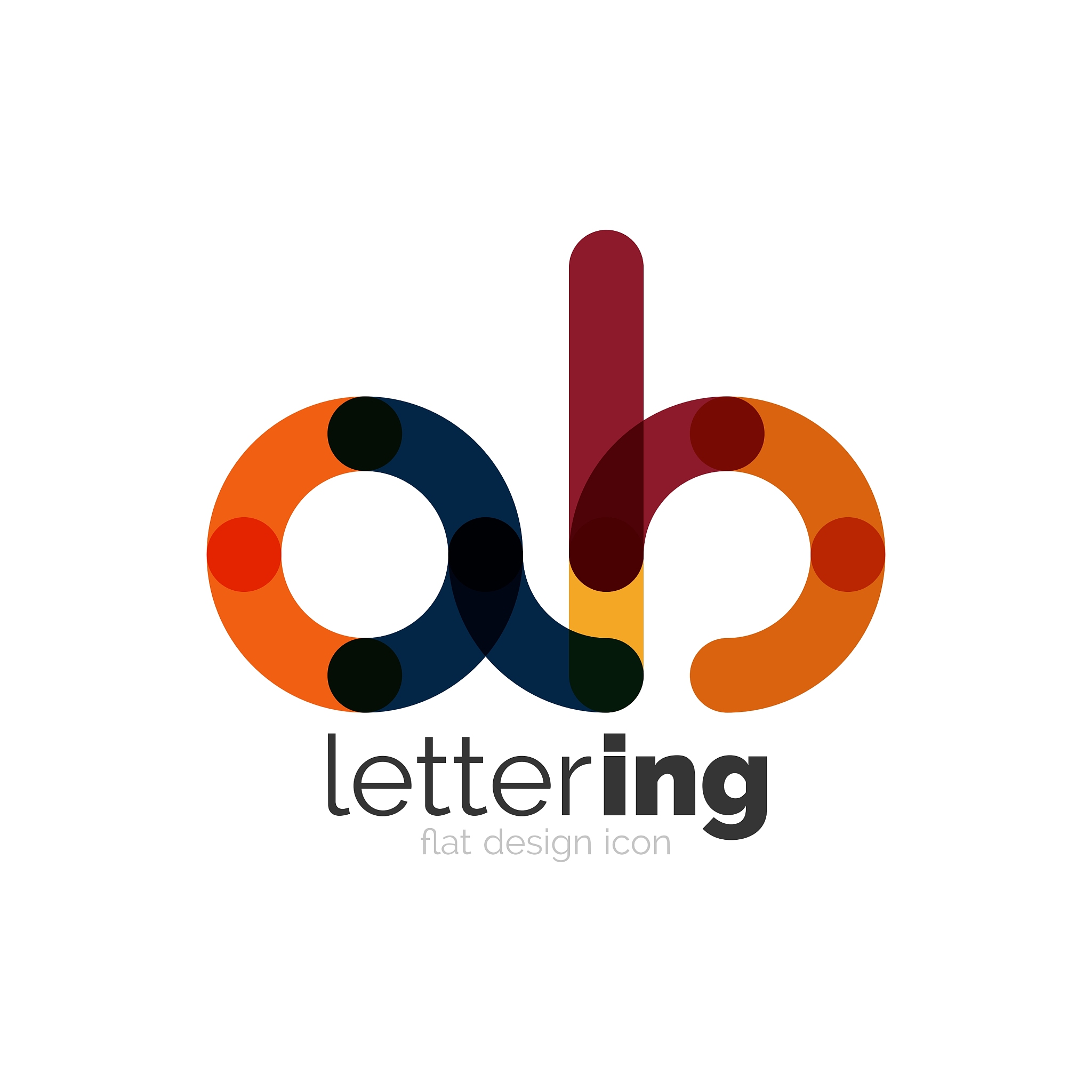 letter logo business icon