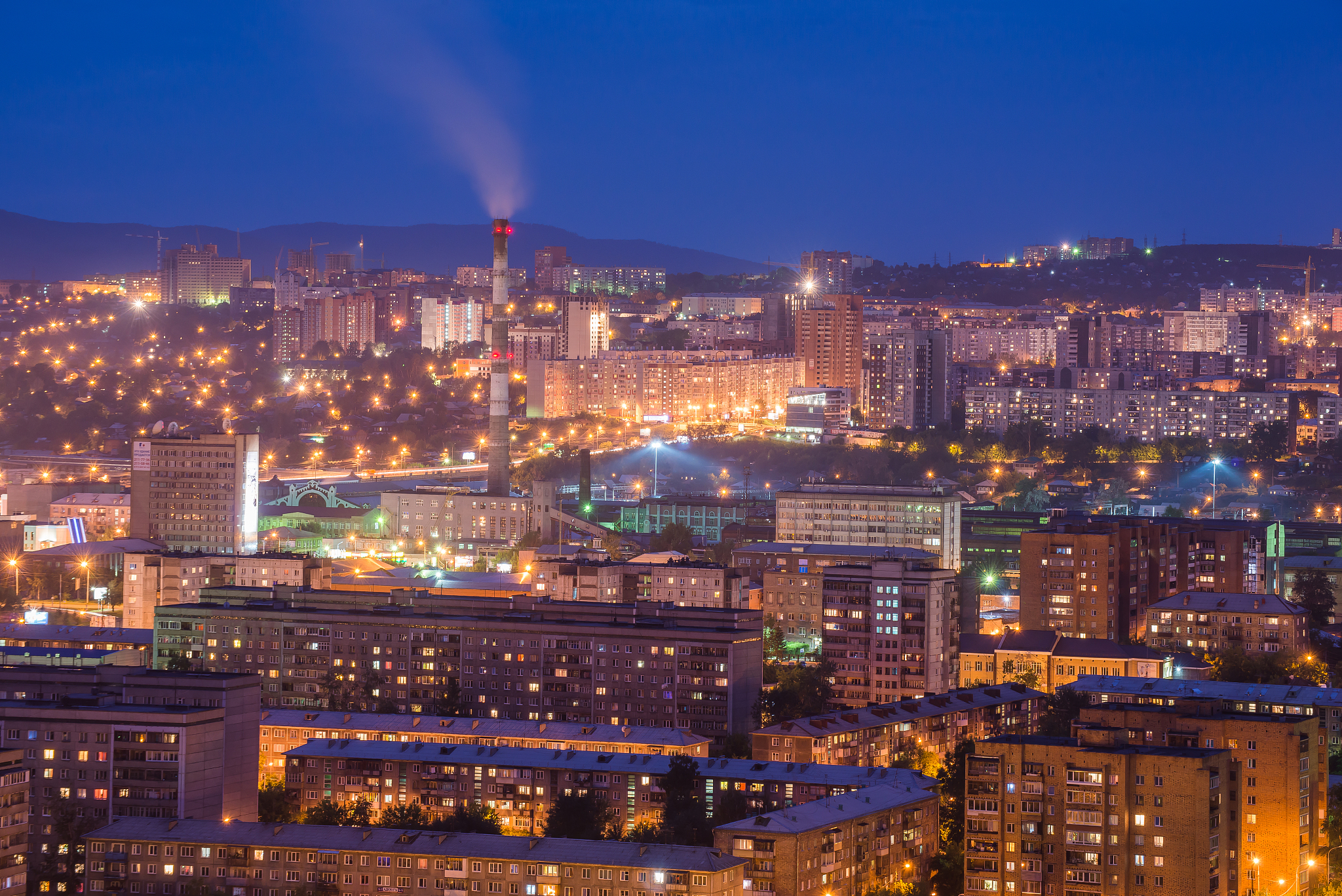 krasnoyarsk city landscape