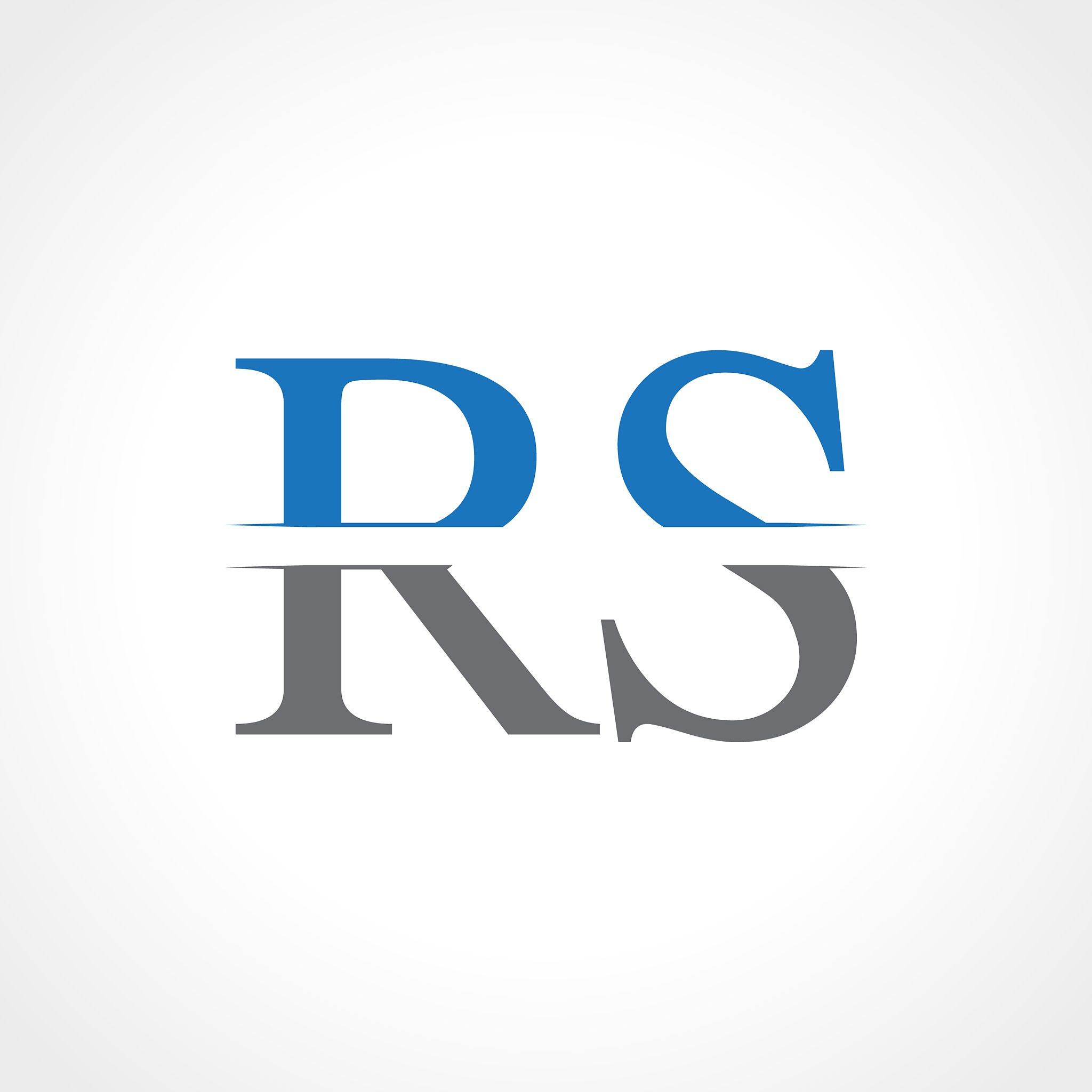 abstract letter rs logo design template creative