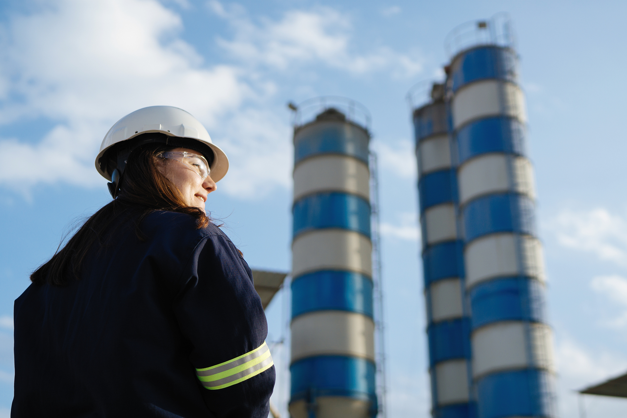young woman engineer at work
