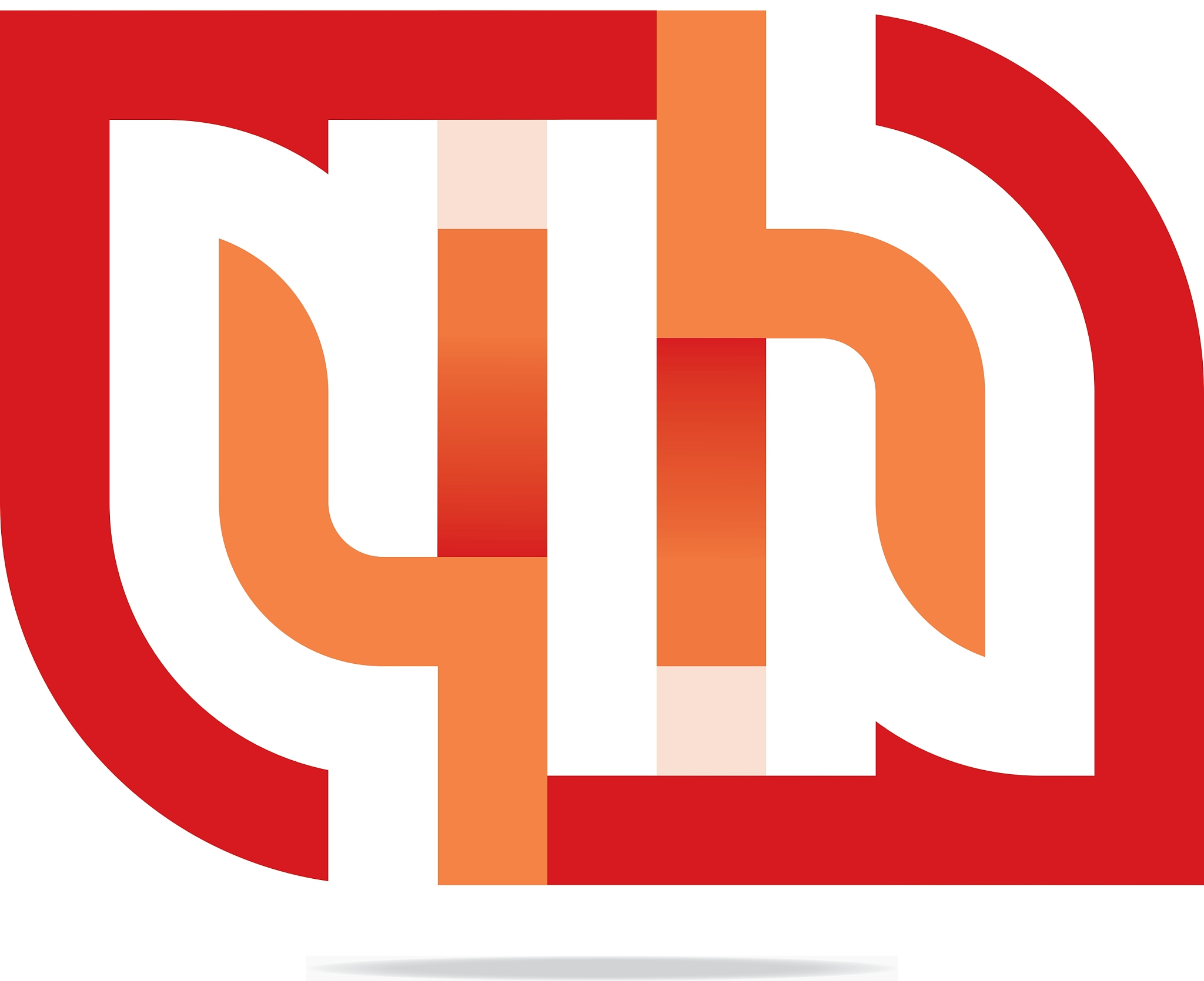 logo letter infinity number 4 lettering design