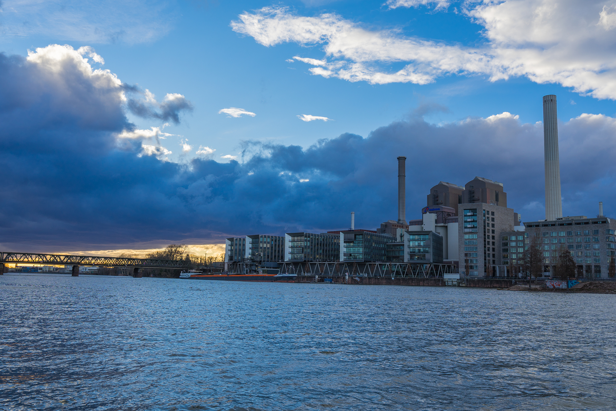 skyline of frankfurt am main, germany