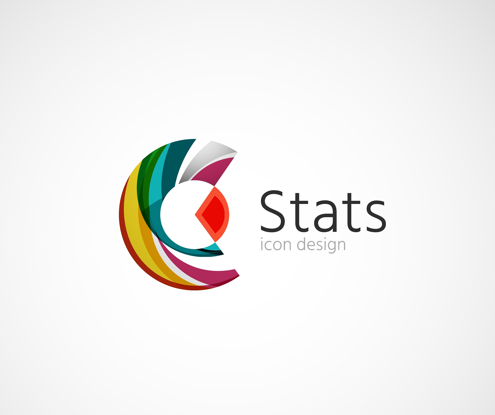 statistics company logo design