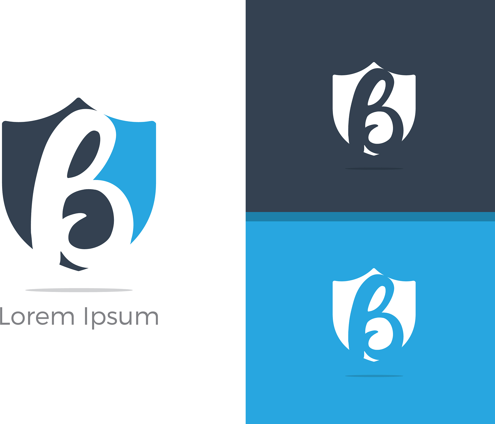 b letter logo design