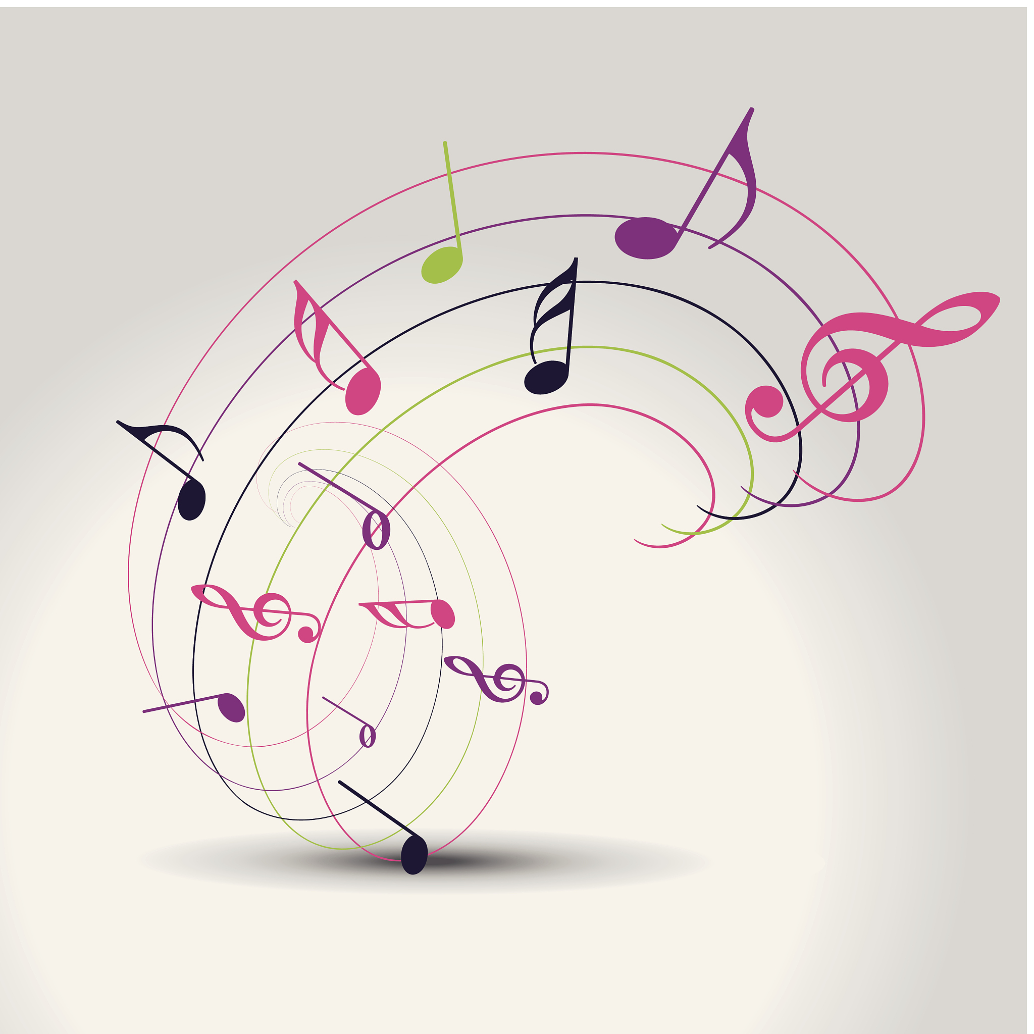 vector music note