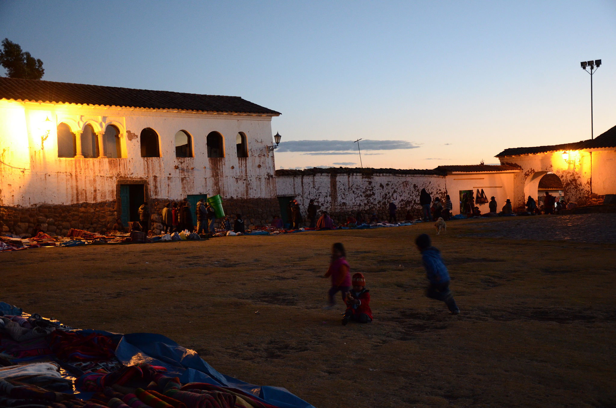 children running