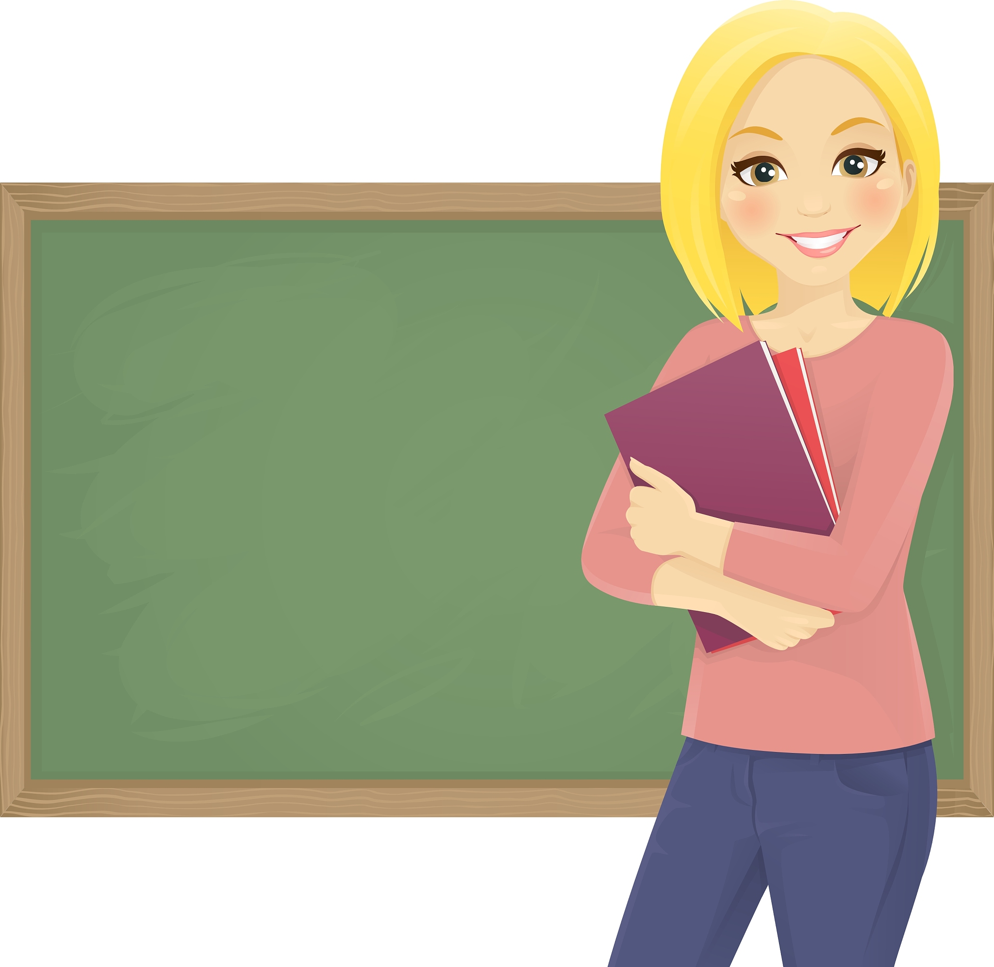 student with books