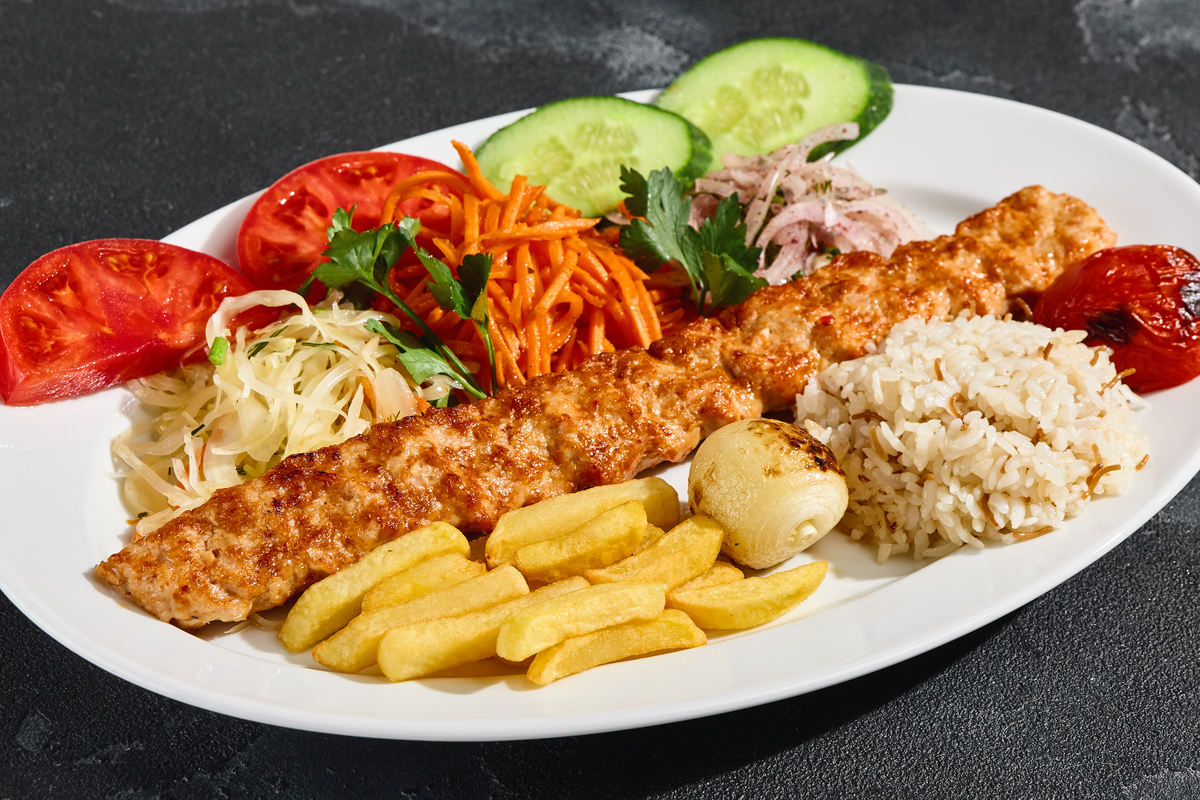 Made lentils and I am having rice and chicken from yesterday and a salad