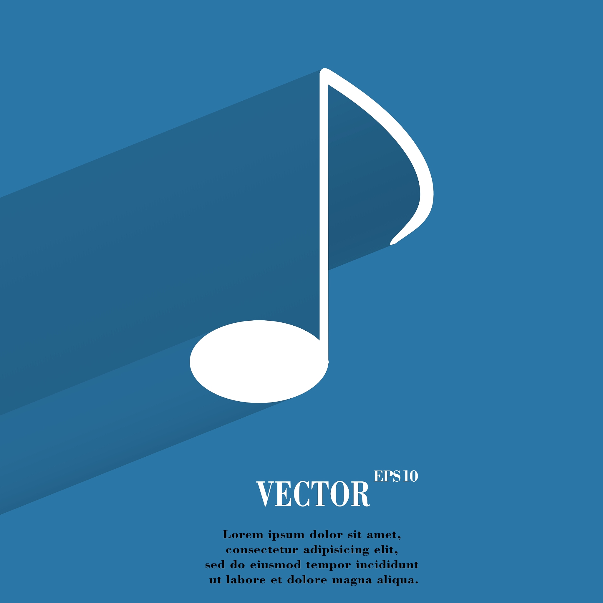 music elements notes web icon flat design