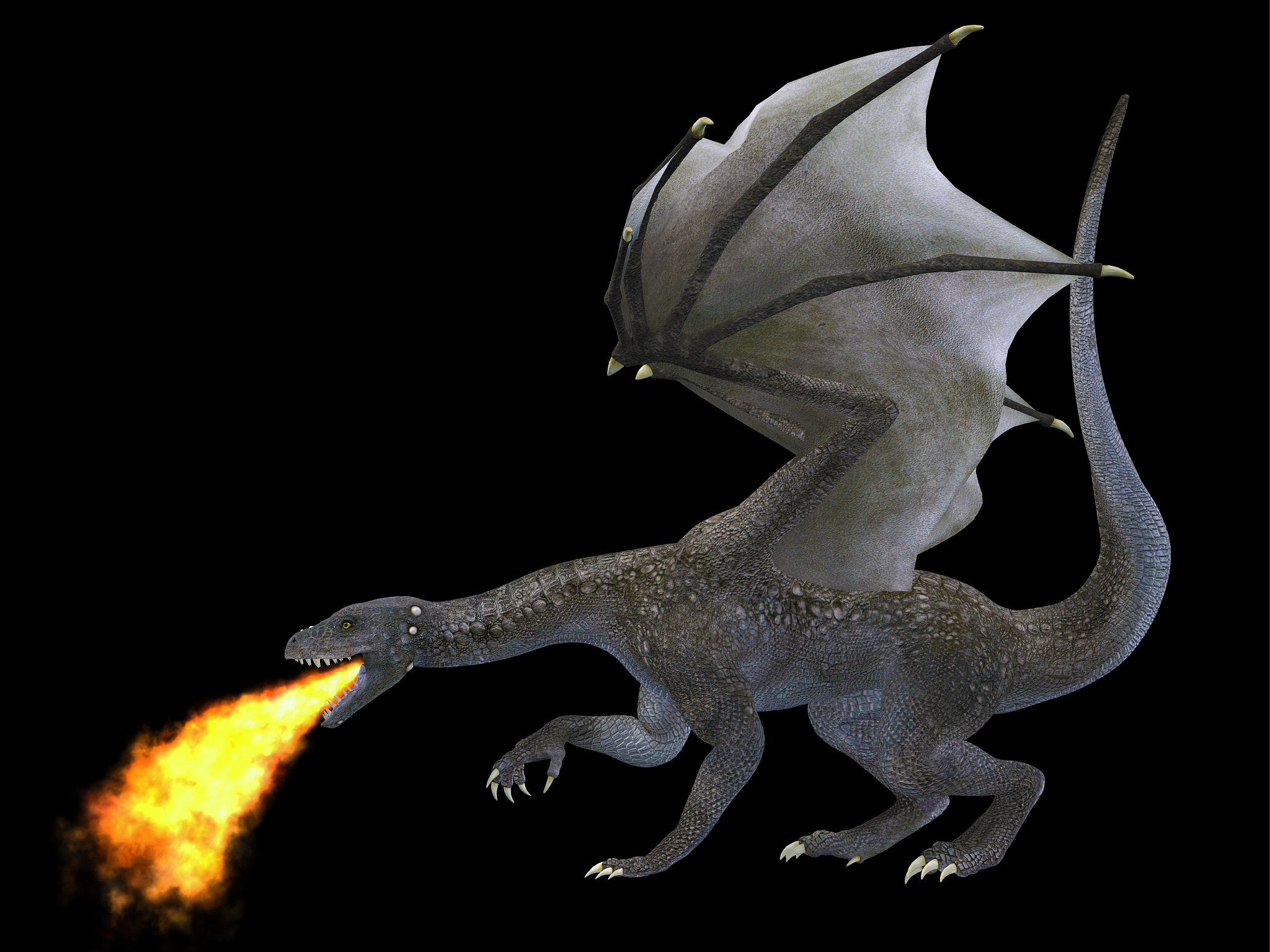 fire breathing dragon