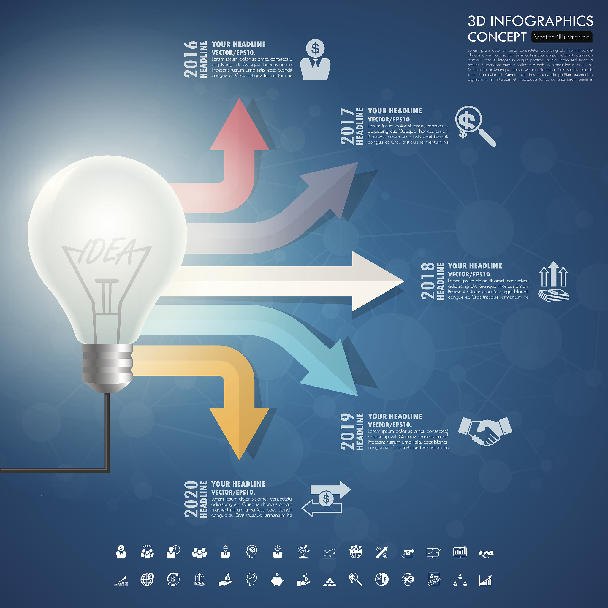 business infographic template. data visualization. can be used f