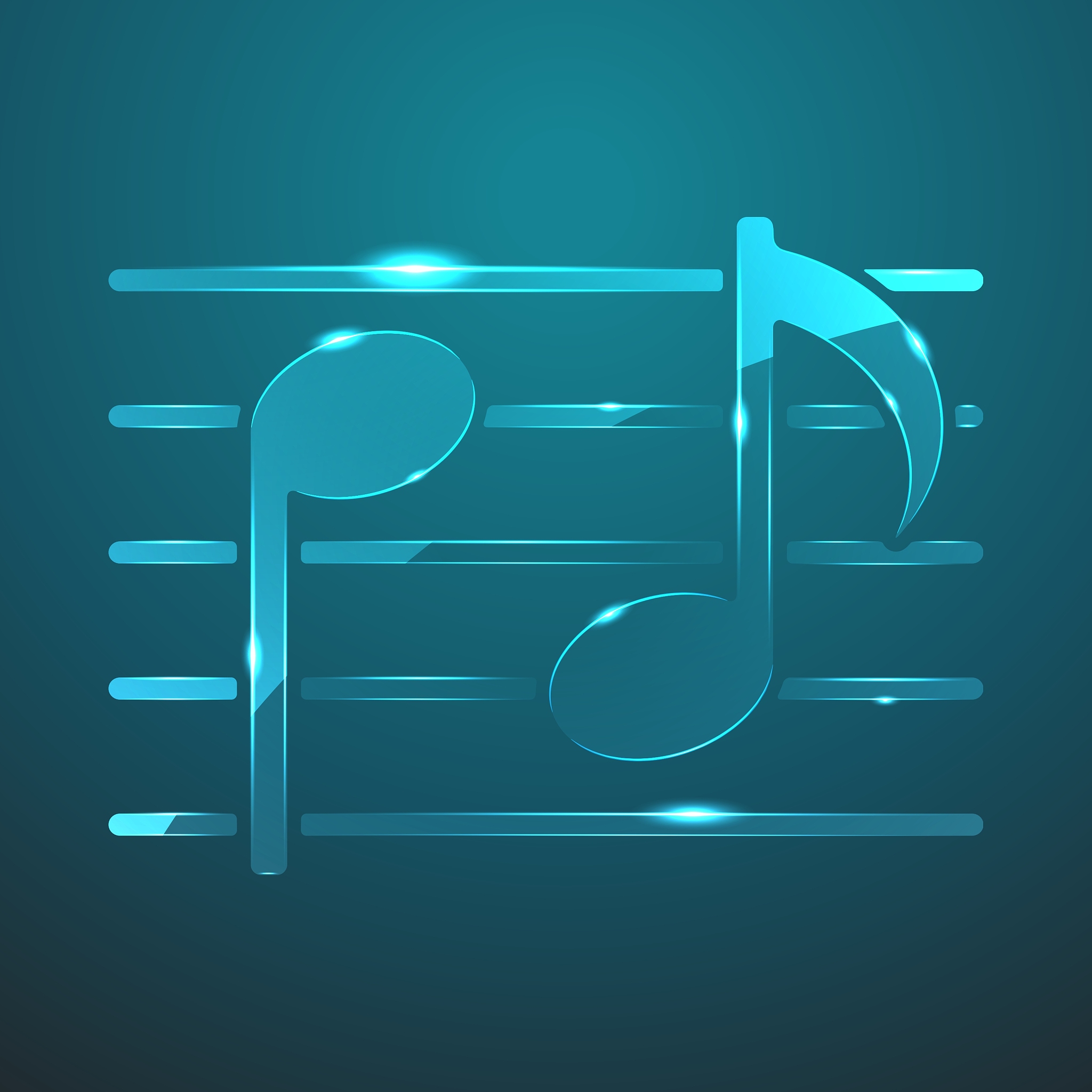 glass music icon