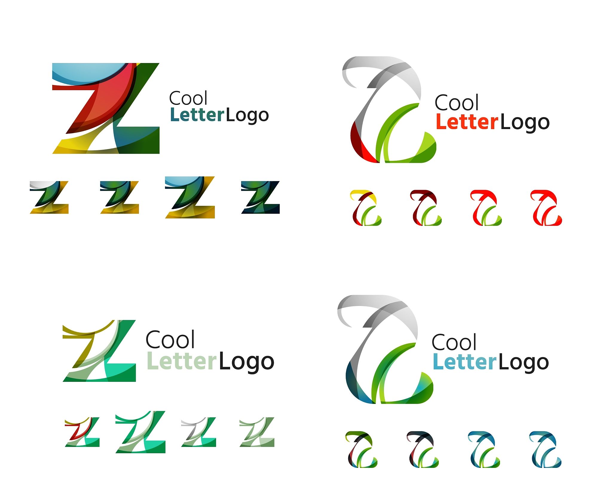 letter business emblem collection