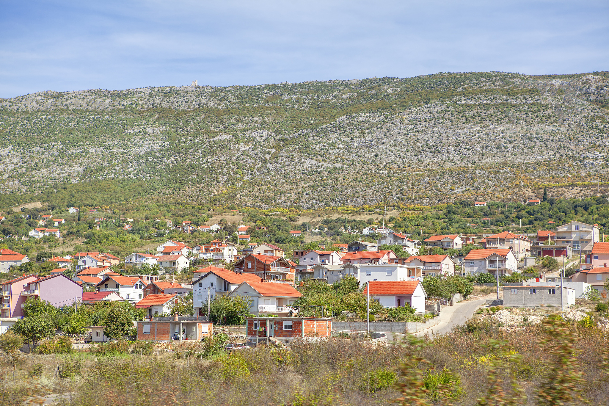 rustic area in balkans