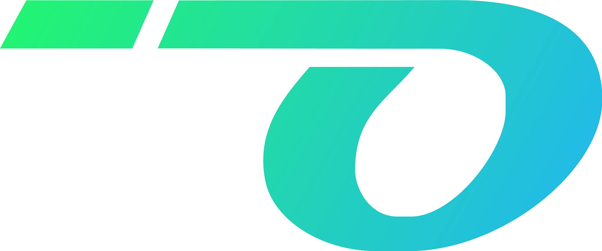 abstract letter o tecnology logo design