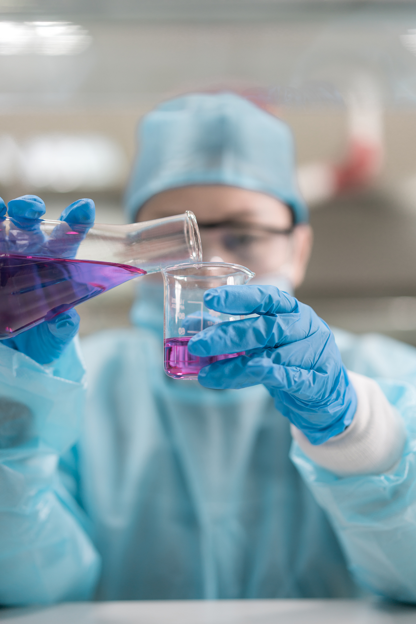 female scientist working in laboratory