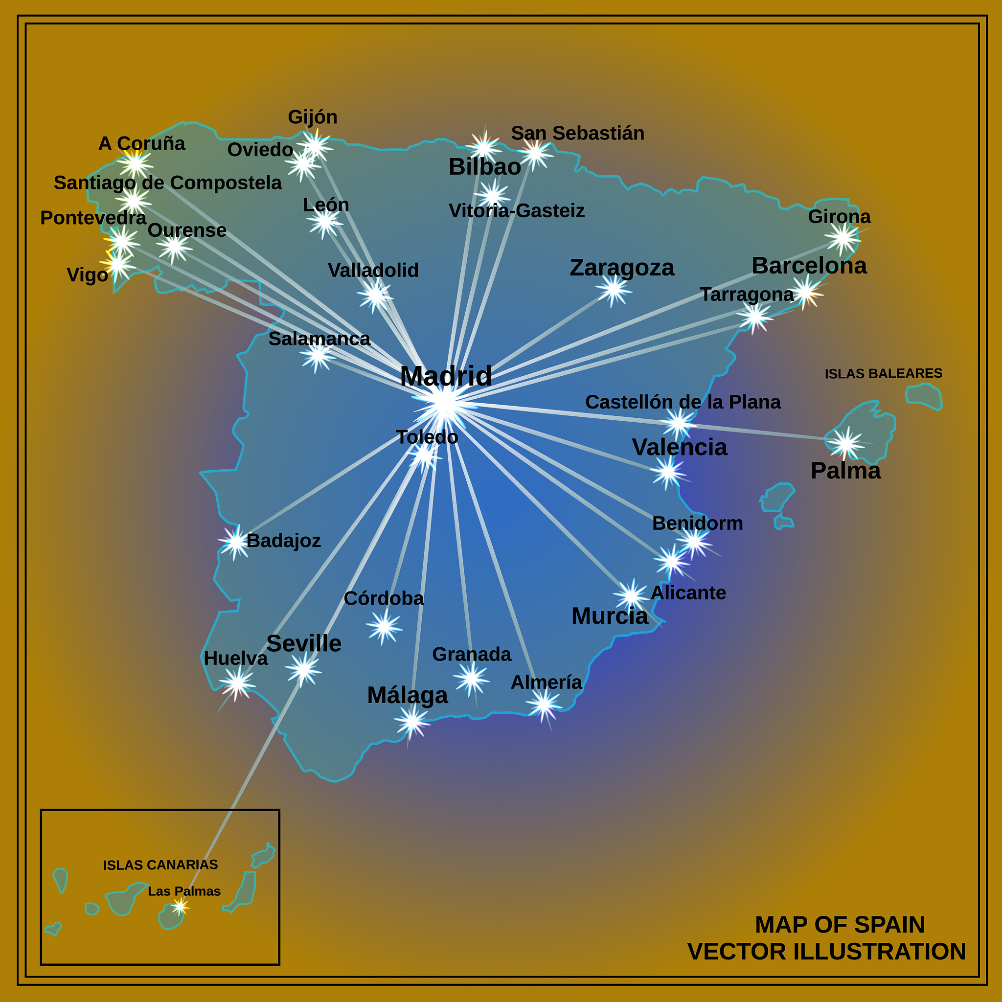 spain map