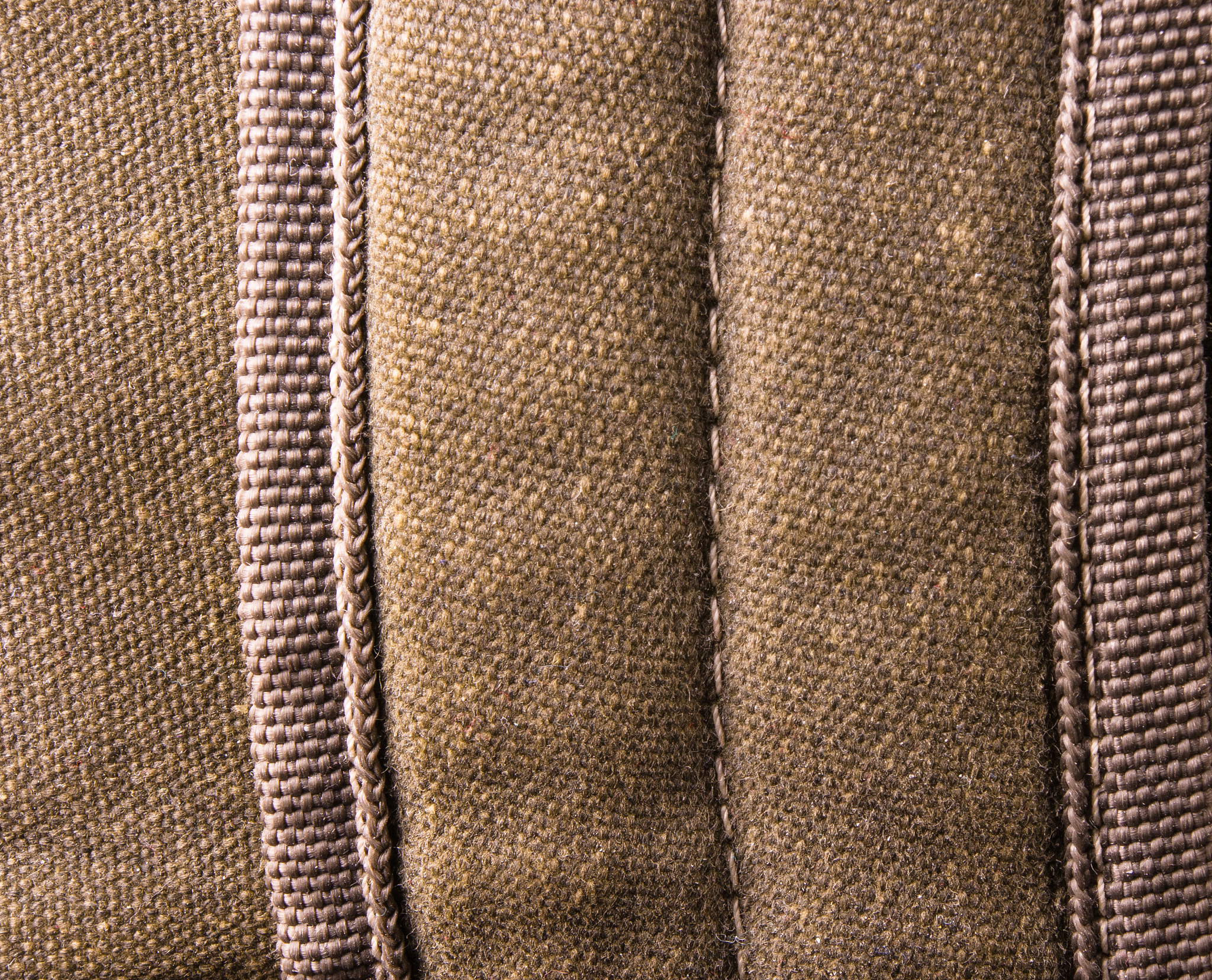 fittings and zips in the backpack