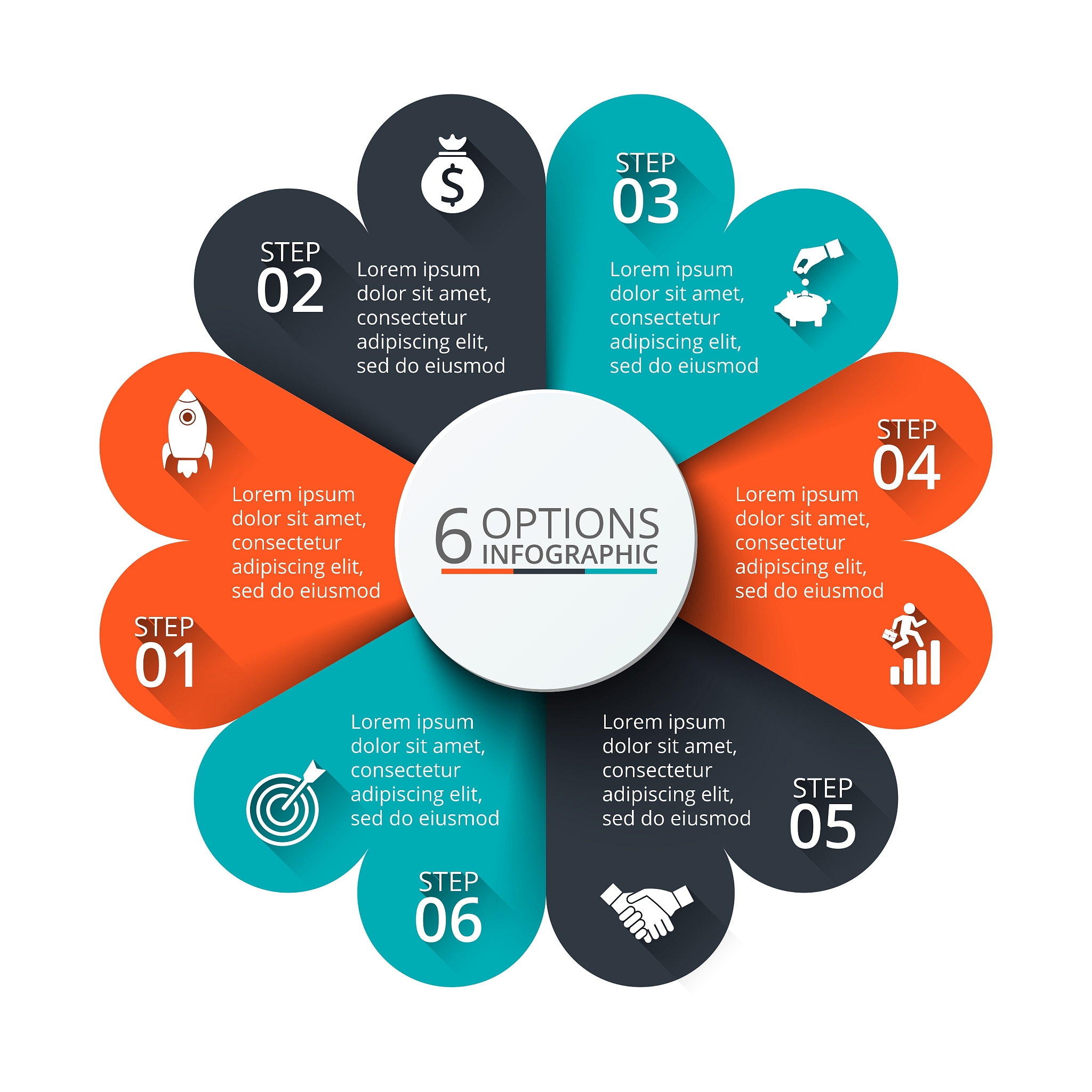 circle element for infographic