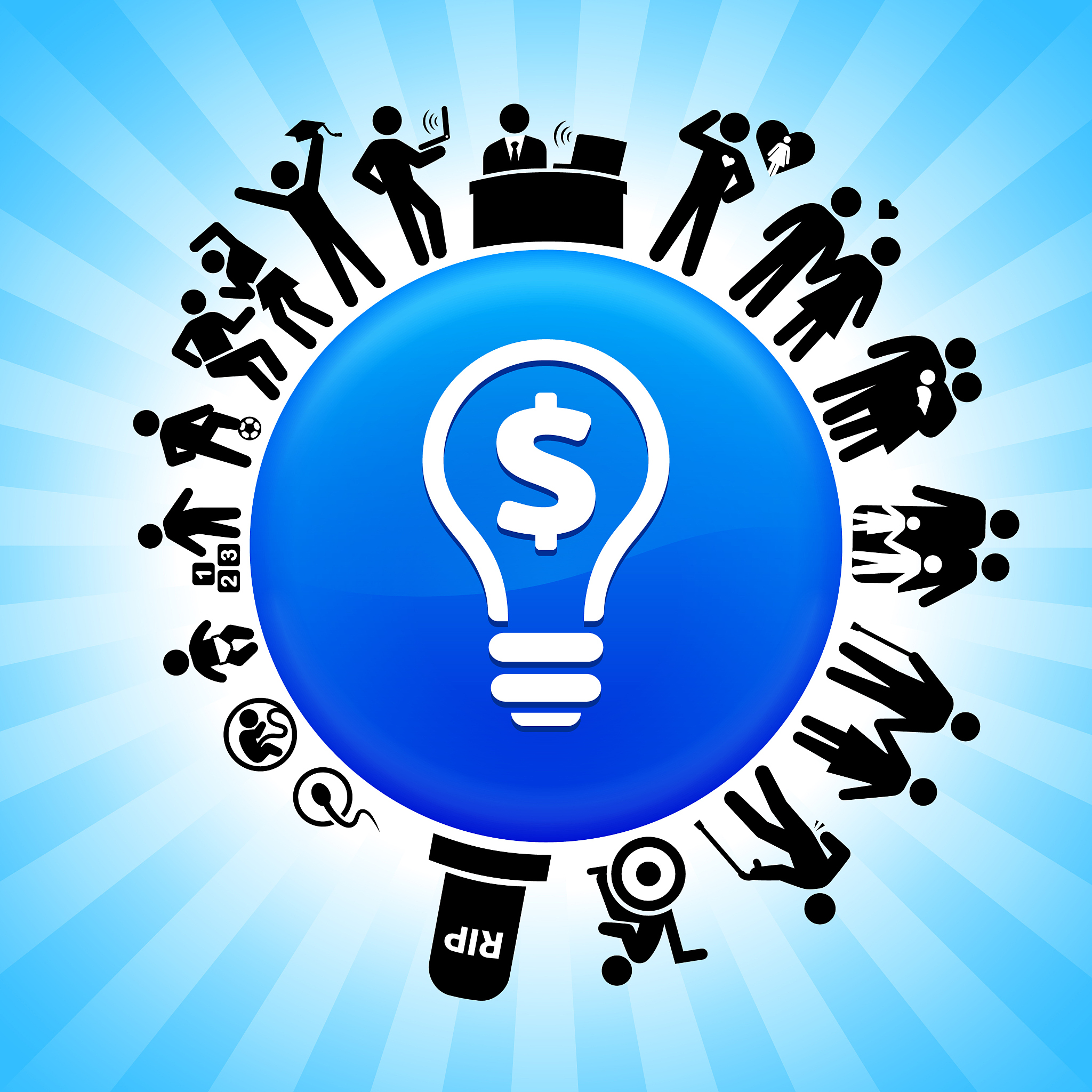 money idea  lifecycle stages of life background