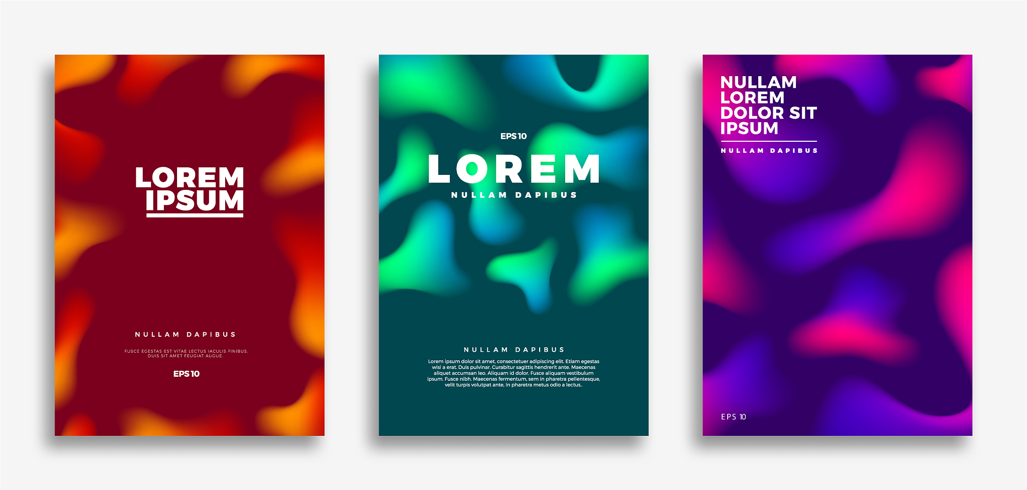 cover page design creative gradients background