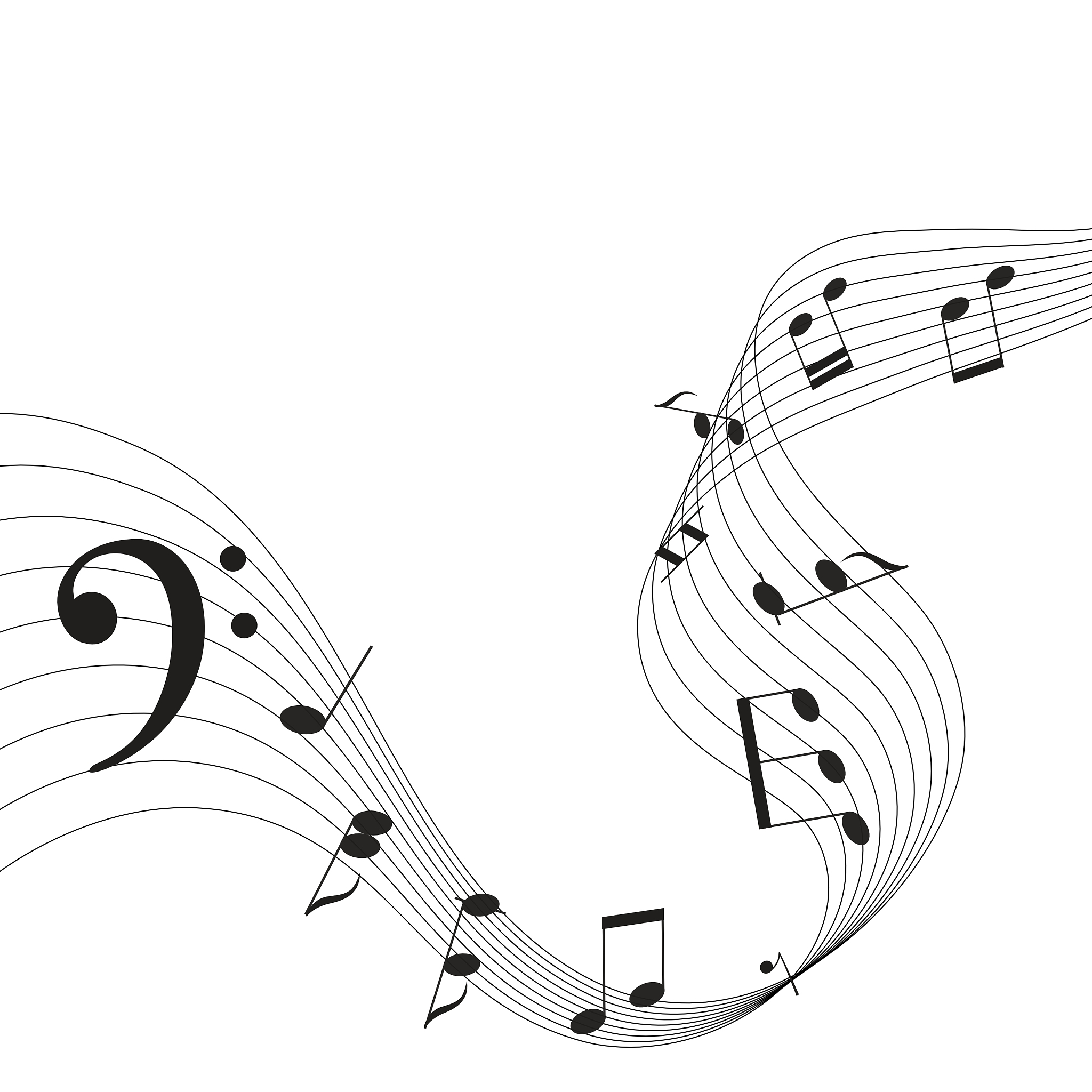 music notes