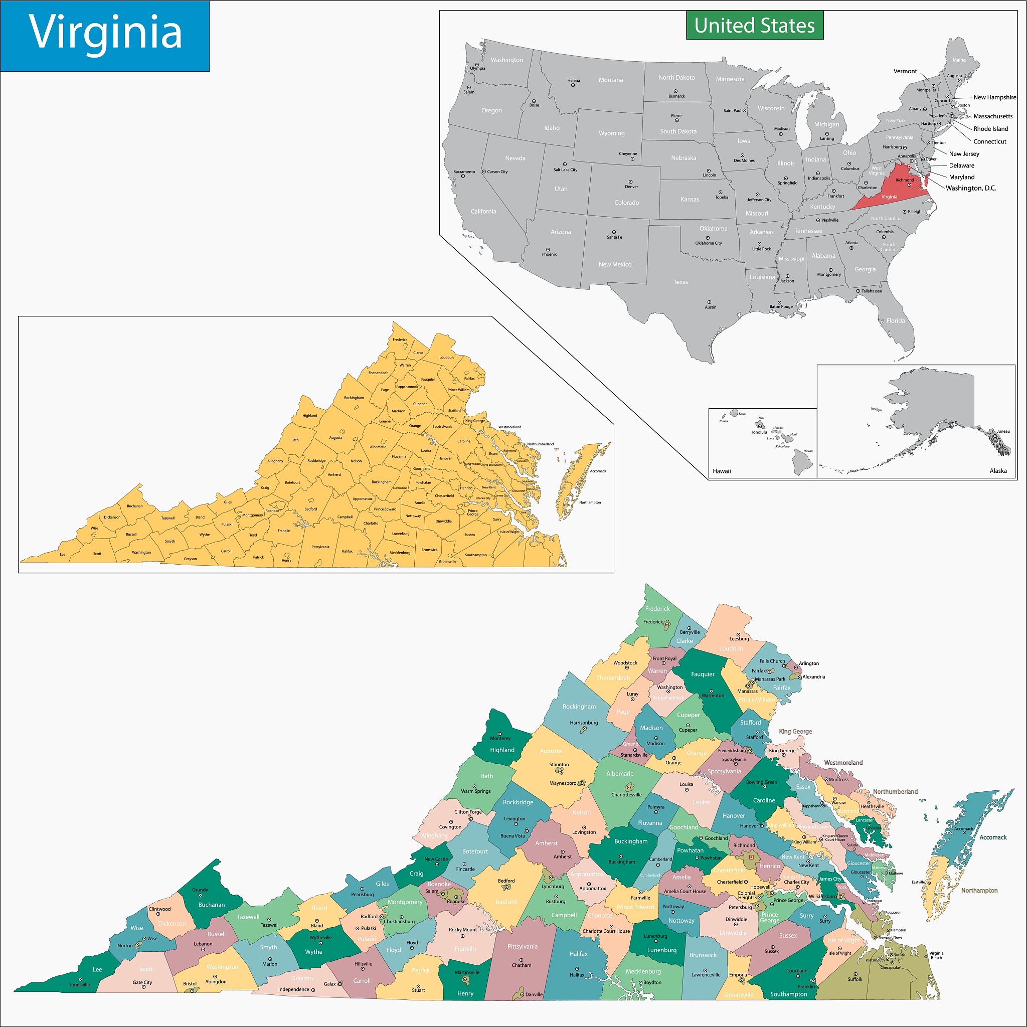 virginia map