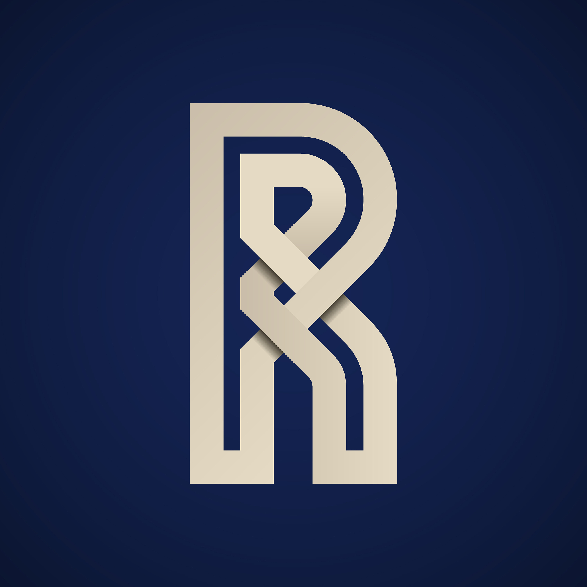paper r simple letter symbol
