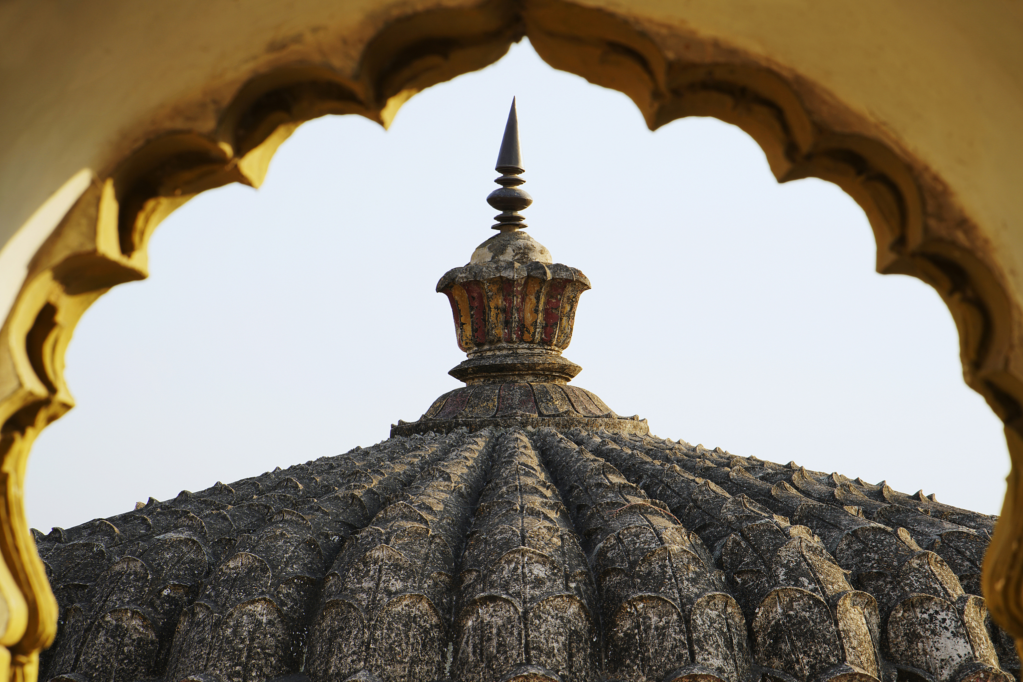 vitthal temple at palashi, parner, ahmednagar, shikhara in stone