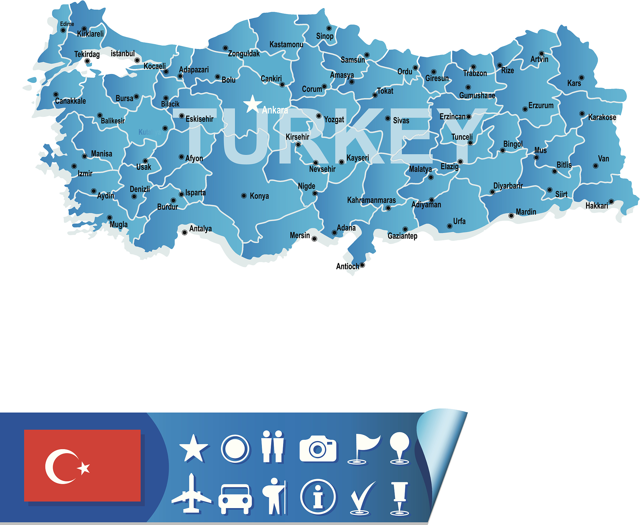 turkey map