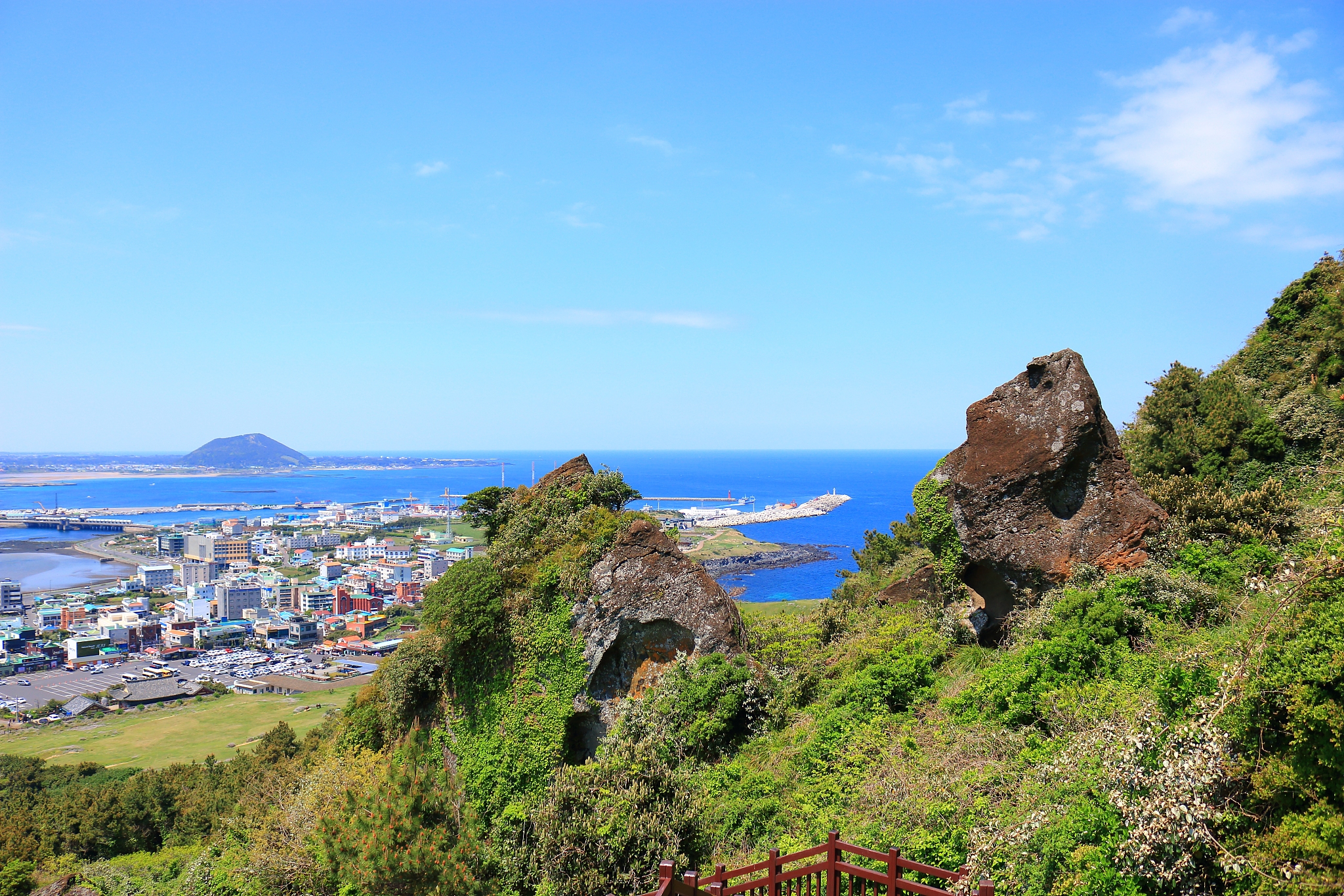 seongsan sunrise peak, unesco world heritage site, sunrise, sunr