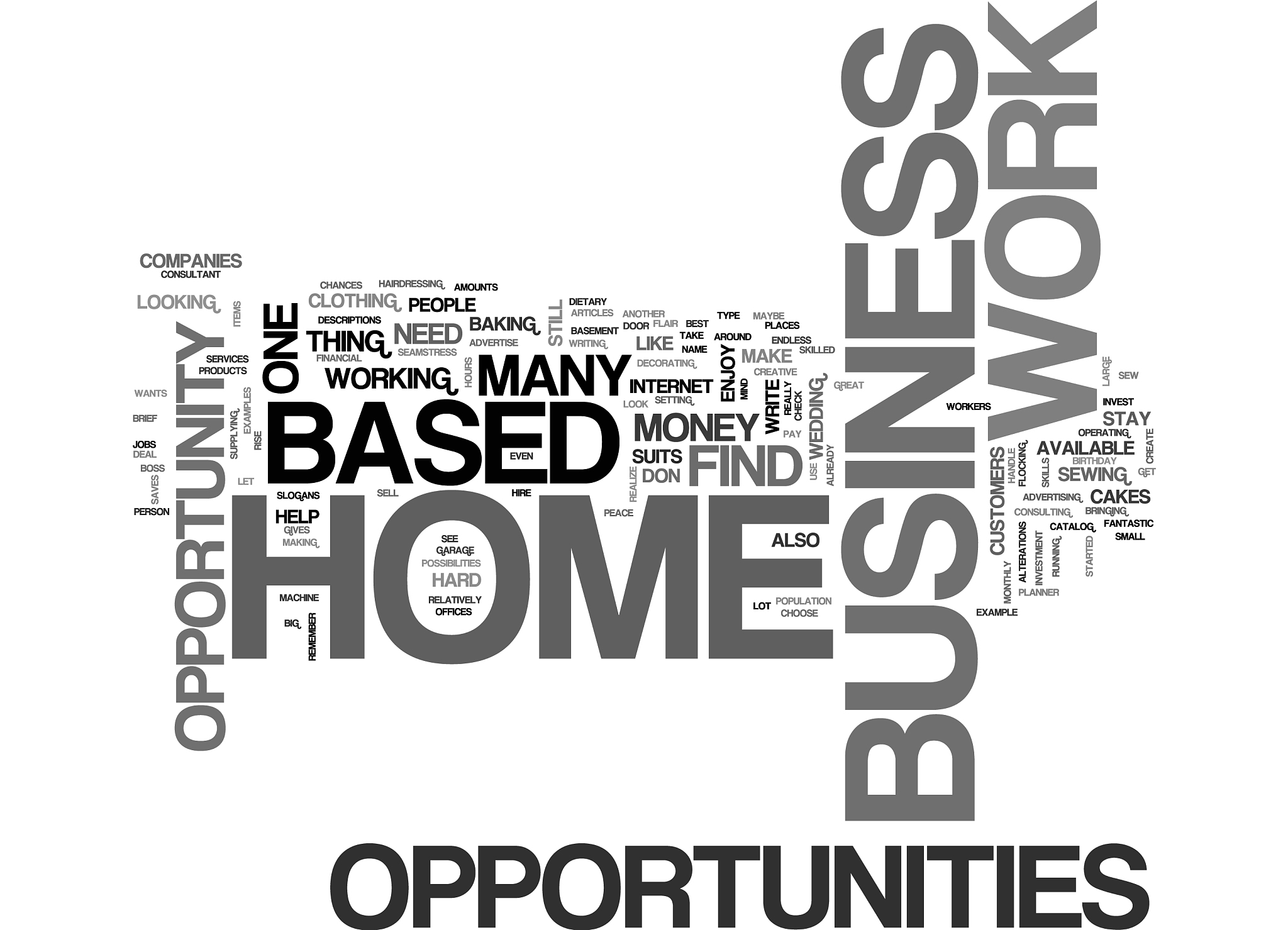 work at home based business opportunities the