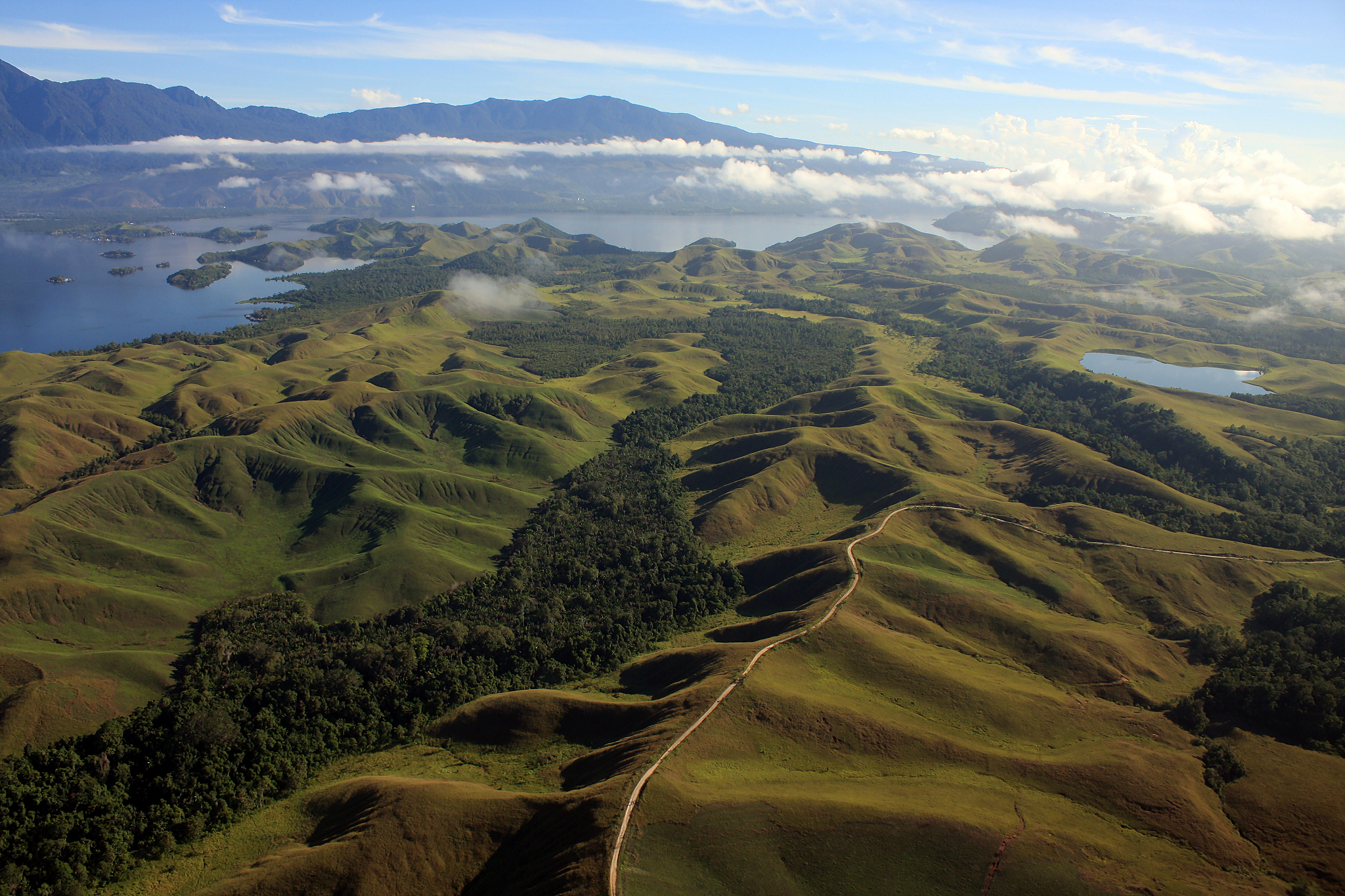 lake sentani district in papua