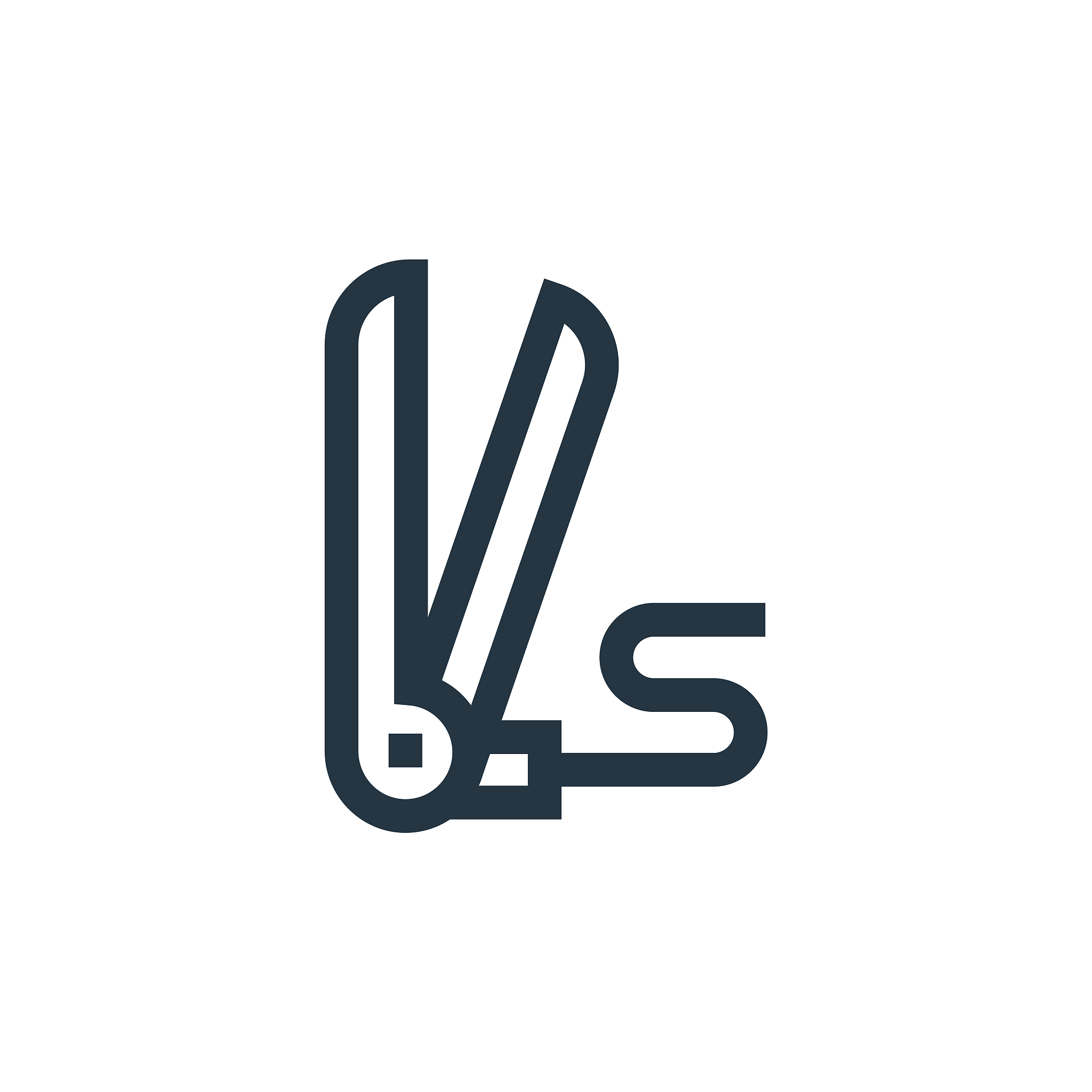 hair straightener vector icon. hair straightener editable stroke