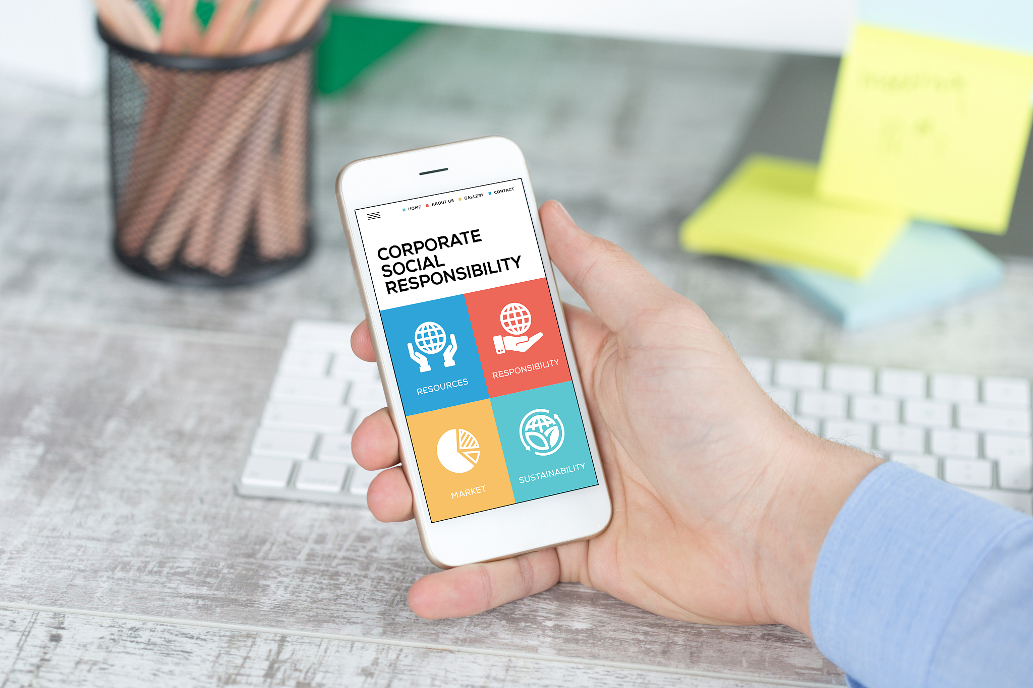 corporate social responsibility concept